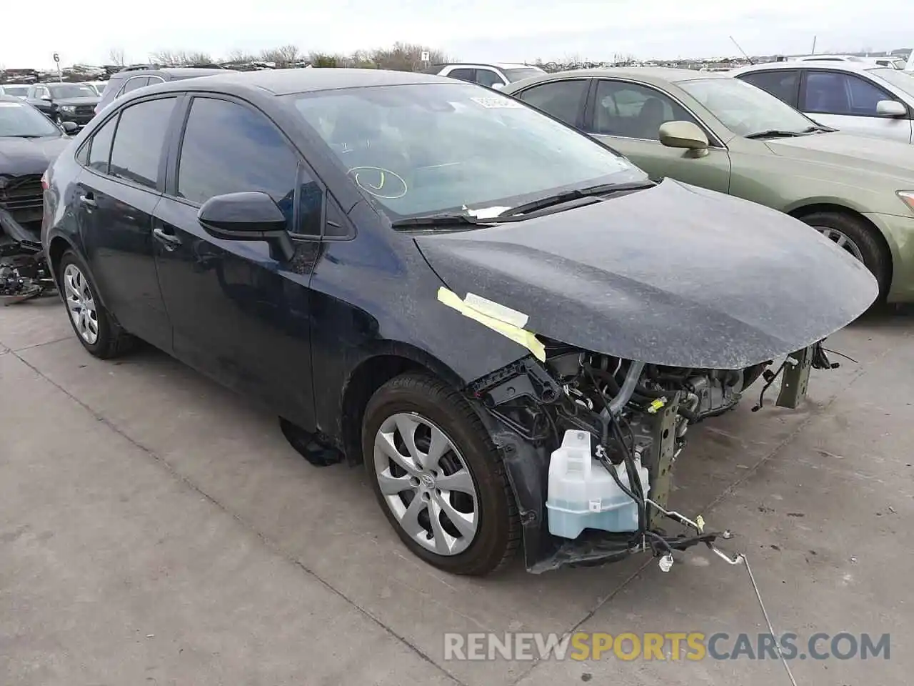 1 Photograph of a damaged car 5YFEPMAE6MP204316 TOYOTA COROLLA 2021