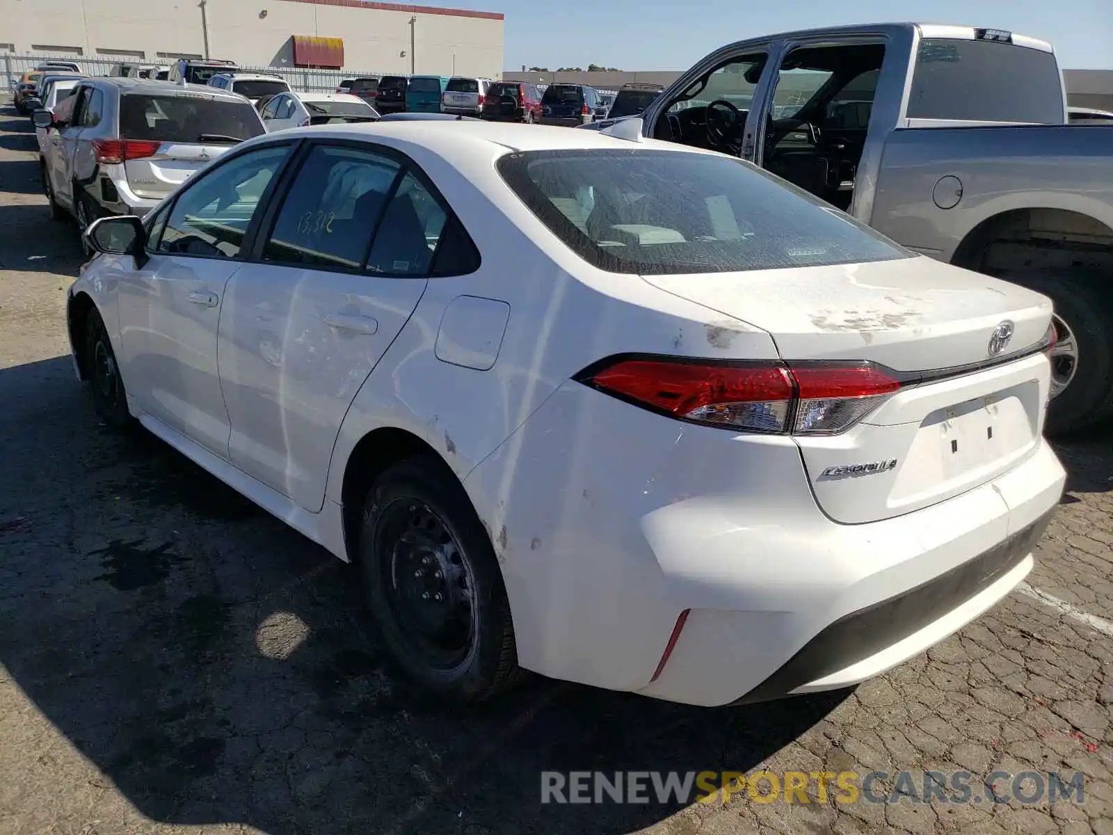 3 Photograph of a damaged car 5YFEPMAE6MP205546 TOYOTA COROLLA 2021