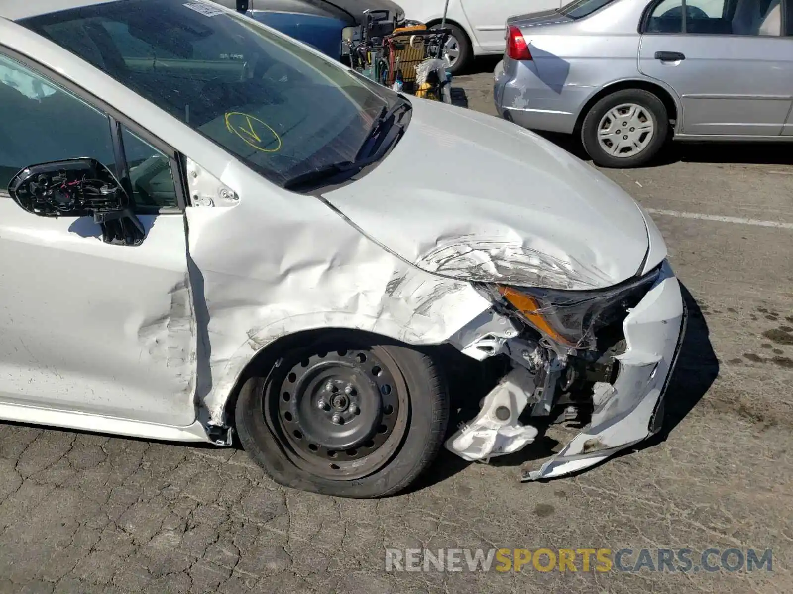 9 Photograph of a damaged car 5YFEPMAE6MP205546 TOYOTA COROLLA 2021