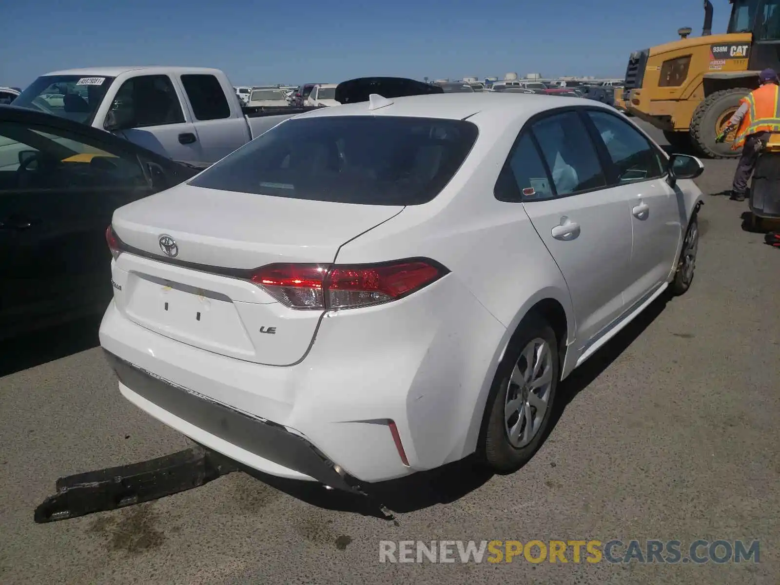 4 Photograph of a damaged car 5YFEPMAE6MP206406 TOYOTA COROLLA 2021