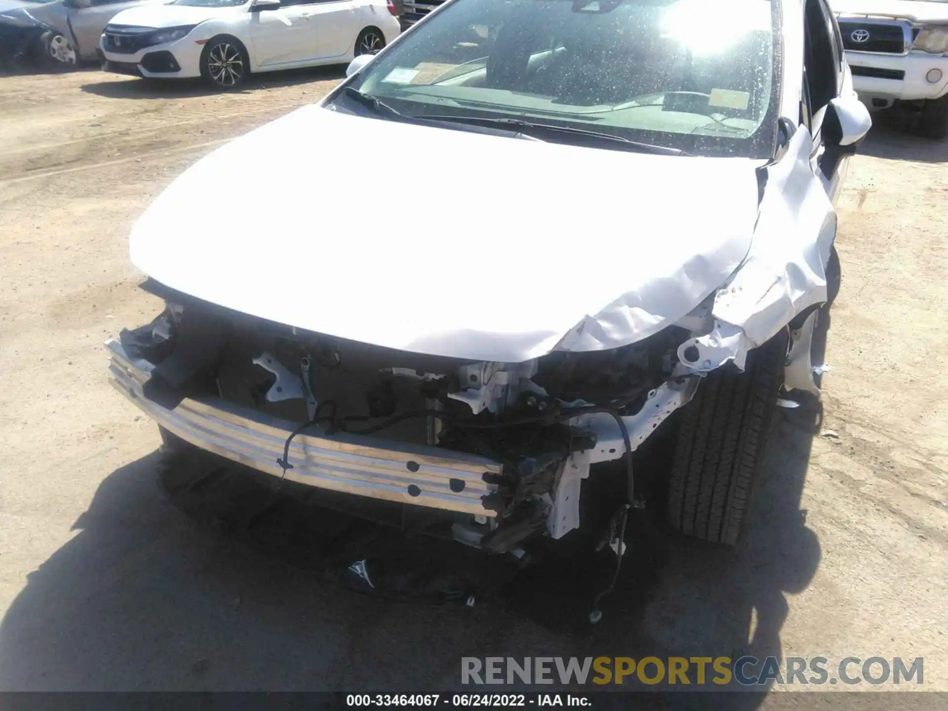 6 Photograph of a damaged car 5YFEPMAE6MP206499 TOYOTA COROLLA 2021