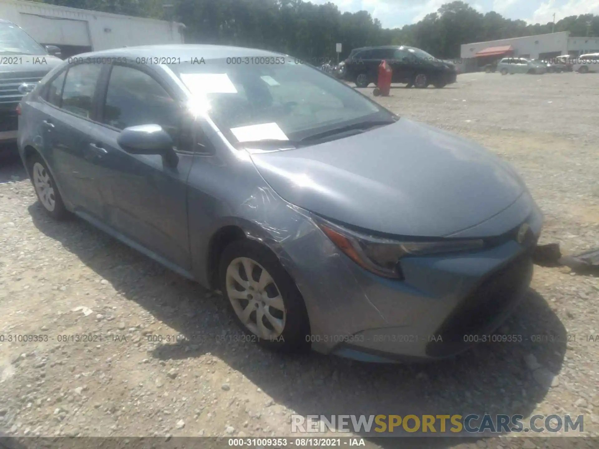 1 Photograph of a damaged car 5YFEPMAE6MP207703 TOYOTA COROLLA 2021