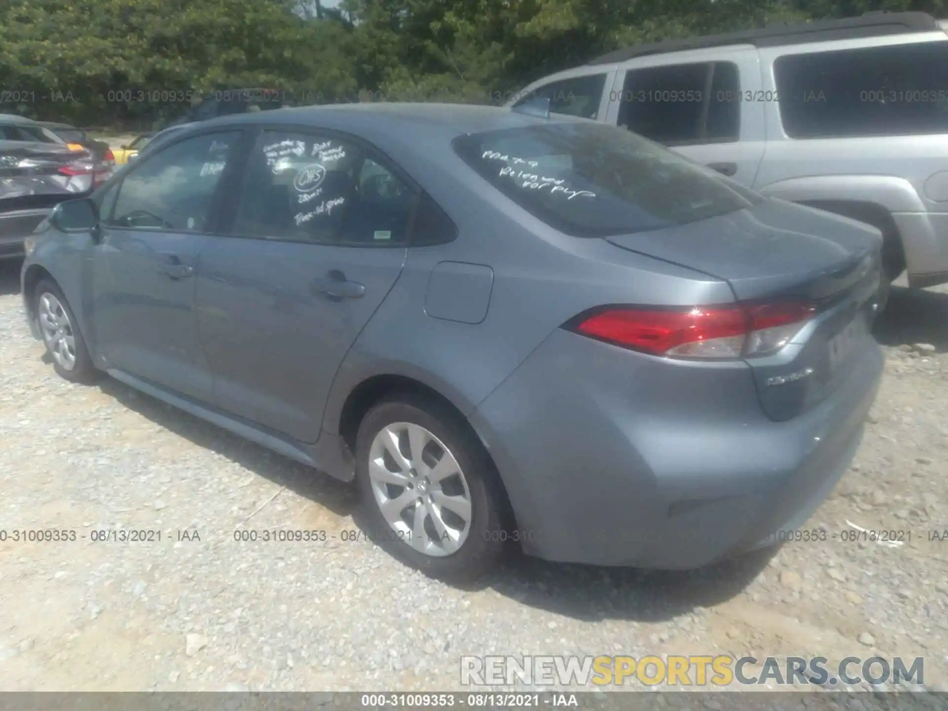 3 Photograph of a damaged car 5YFEPMAE6MP207703 TOYOTA COROLLA 2021