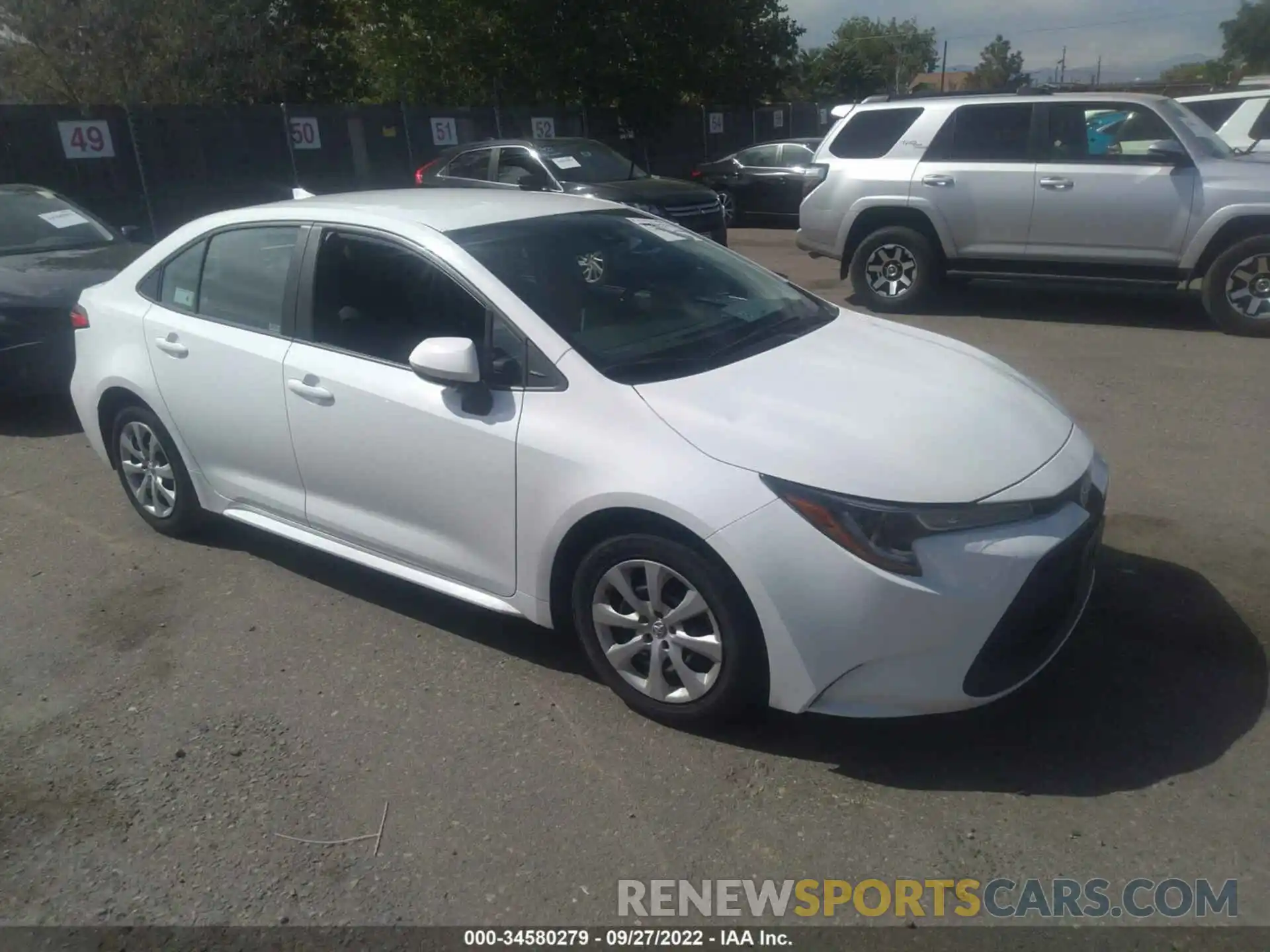 1 Photograph of a damaged car 5YFEPMAE6MP208009 TOYOTA COROLLA 2021