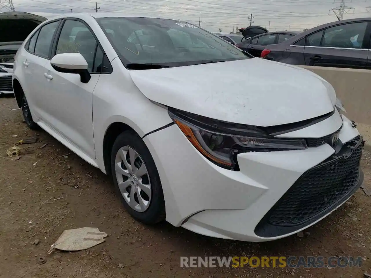 1 Photograph of a damaged car 5YFEPMAE6MP208480 TOYOTA COROLLA 2021