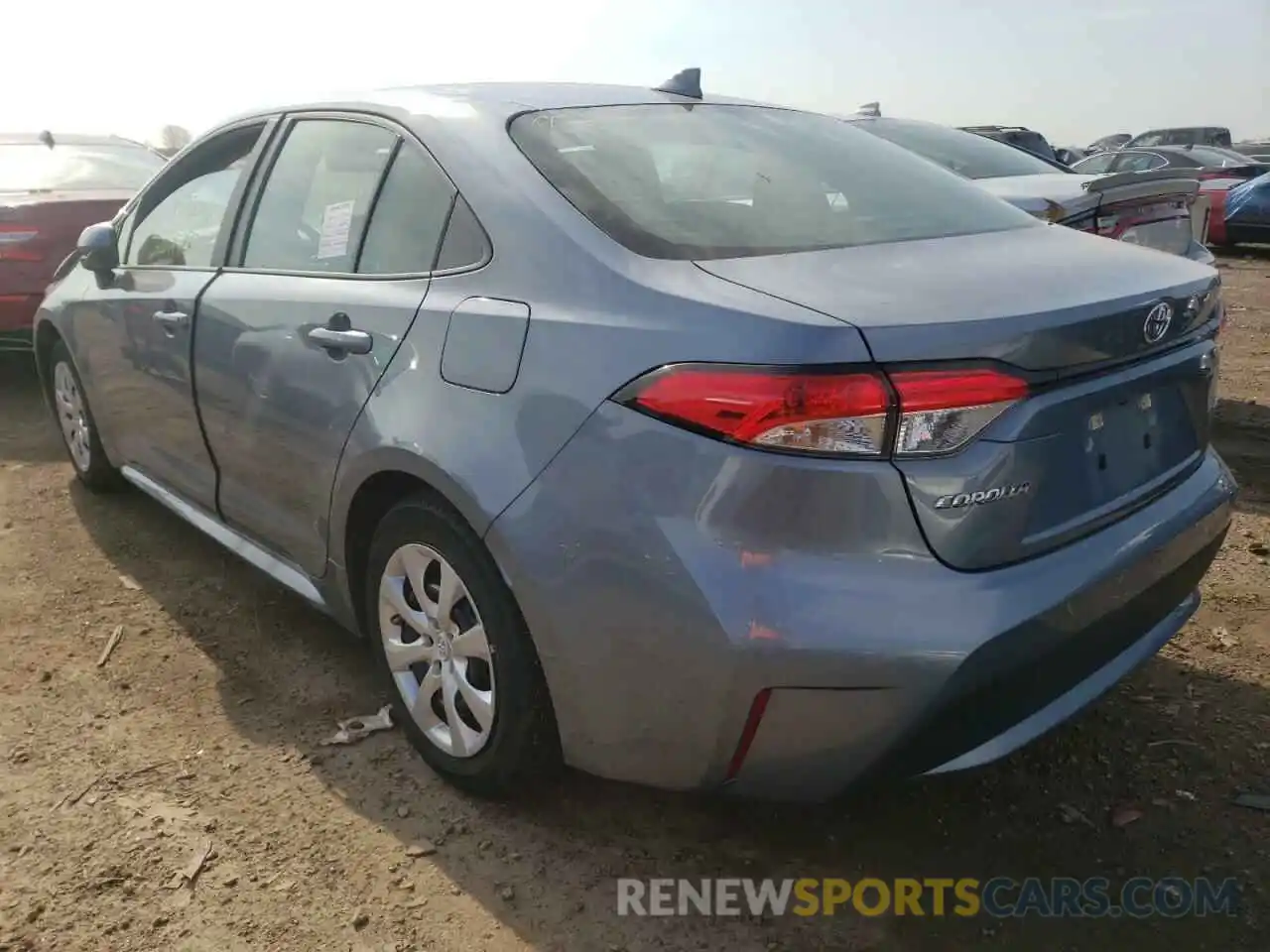 3 Photograph of a damaged car 5YFEPMAE6MP209595 TOYOTA COROLLA 2021