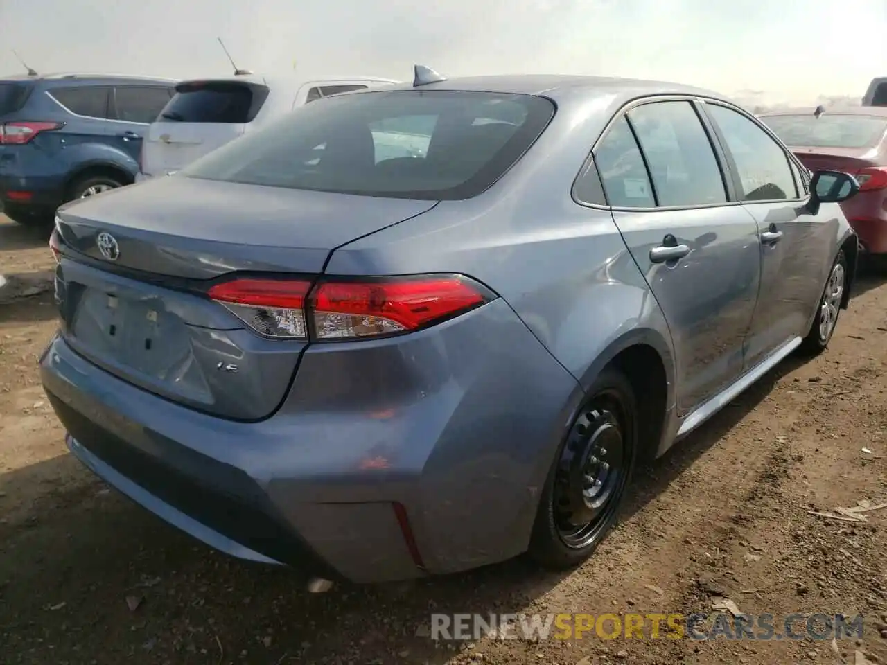 4 Photograph of a damaged car 5YFEPMAE6MP209595 TOYOTA COROLLA 2021