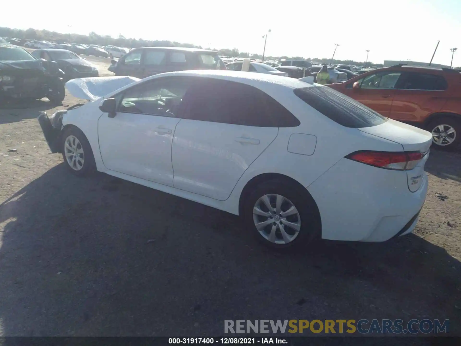 3 Photograph of a damaged car 5YFEPMAE6MP209838 TOYOTA COROLLA 2021