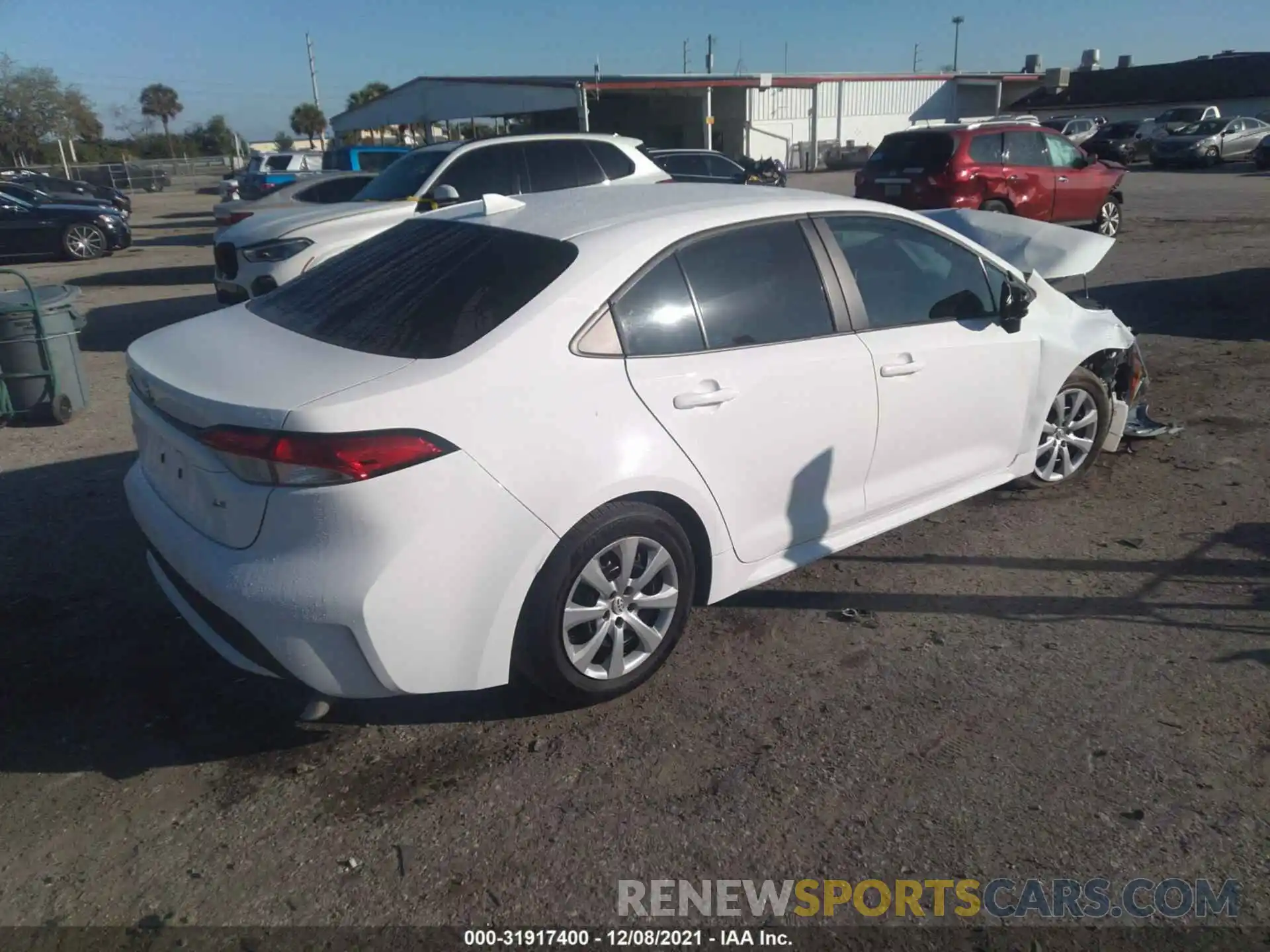 4 Photograph of a damaged car 5YFEPMAE6MP209838 TOYOTA COROLLA 2021