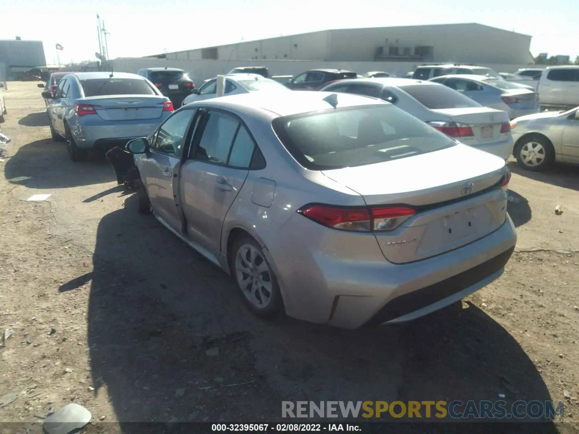 3 Photograph of a damaged car 5YFEPMAE6MP212674 TOYOTA COROLLA 2021