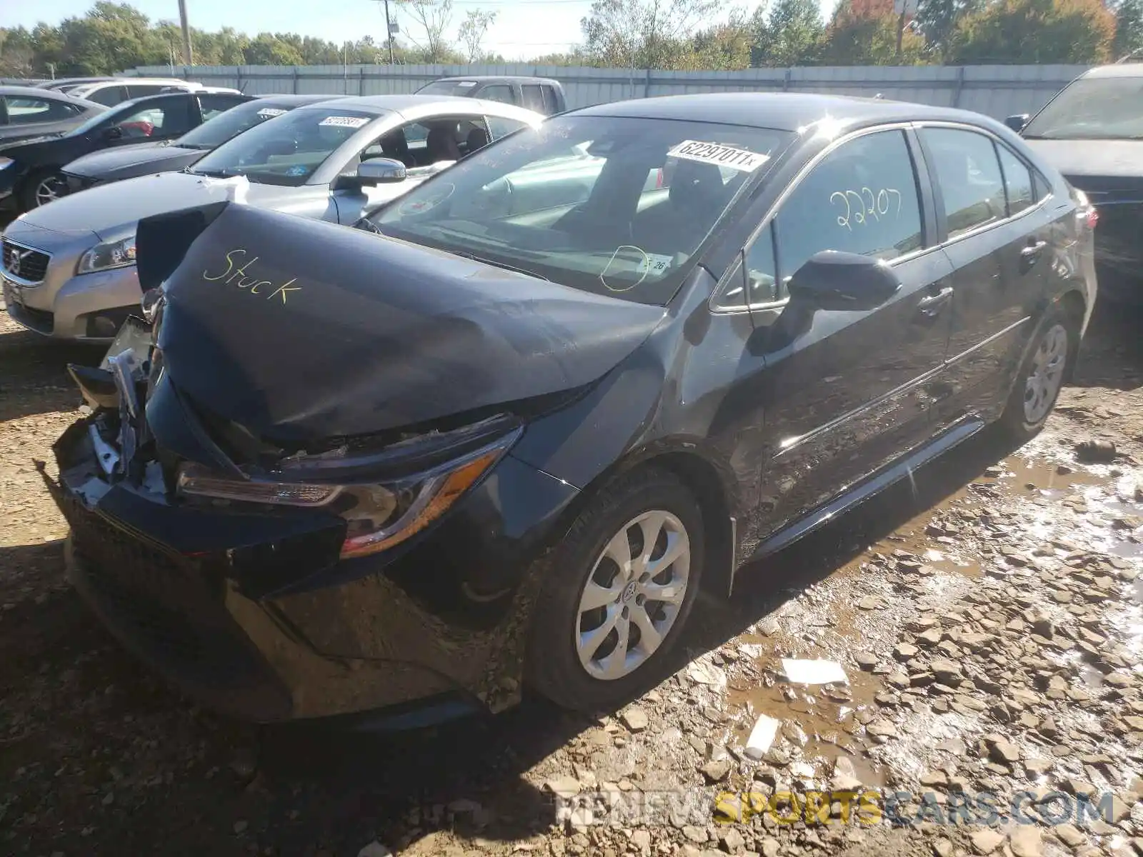 2 Photograph of a damaged car 5YFEPMAE6MP212772 TOYOTA COROLLA 2021