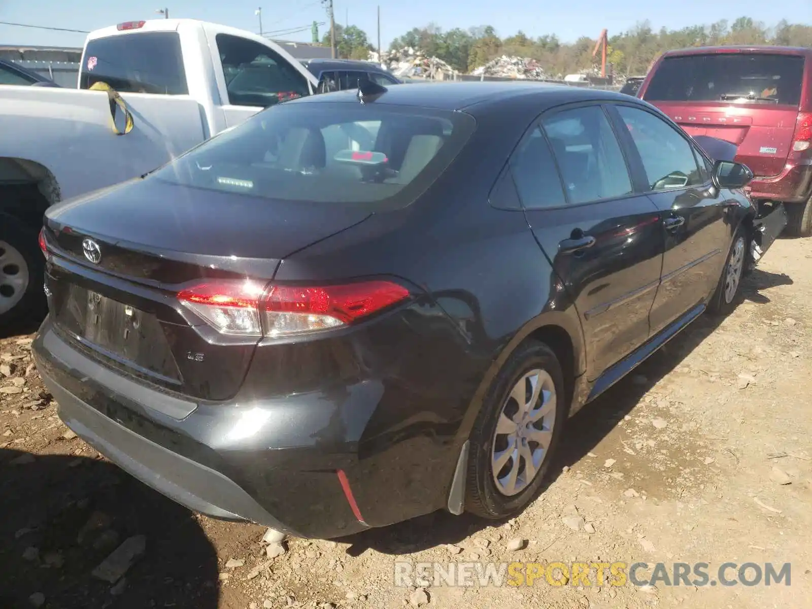 4 Photograph of a damaged car 5YFEPMAE6MP212772 TOYOTA COROLLA 2021