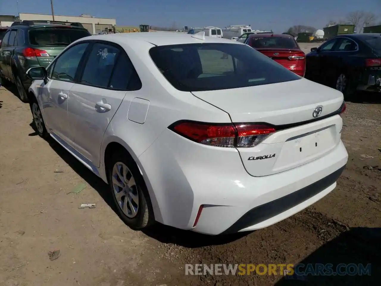 3 Photograph of a damaged car 5YFEPMAE6MP213064 TOYOTA COROLLA 2021