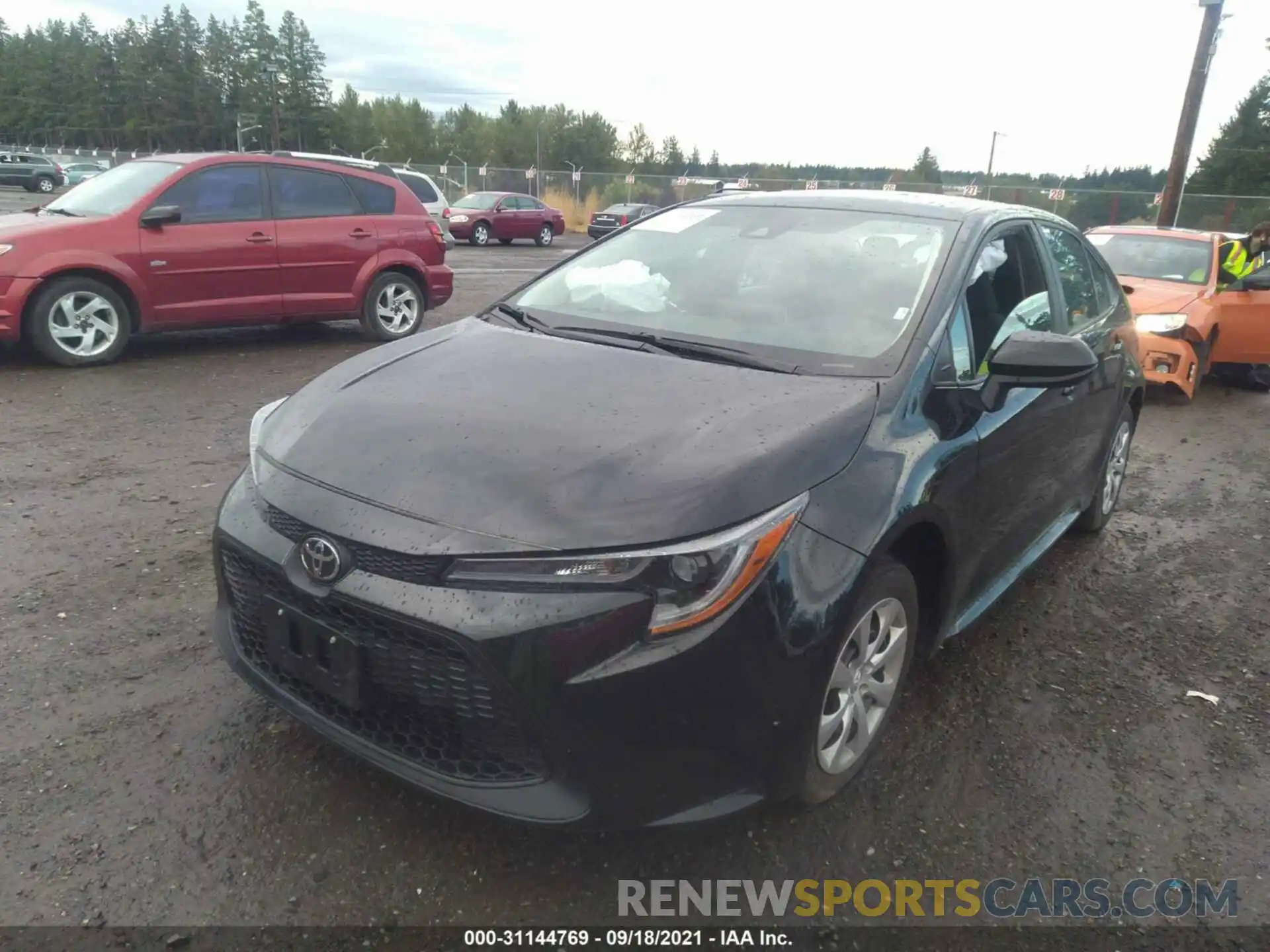 2 Photograph of a damaged car 5YFEPMAE6MP213422 TOYOTA COROLLA 2021