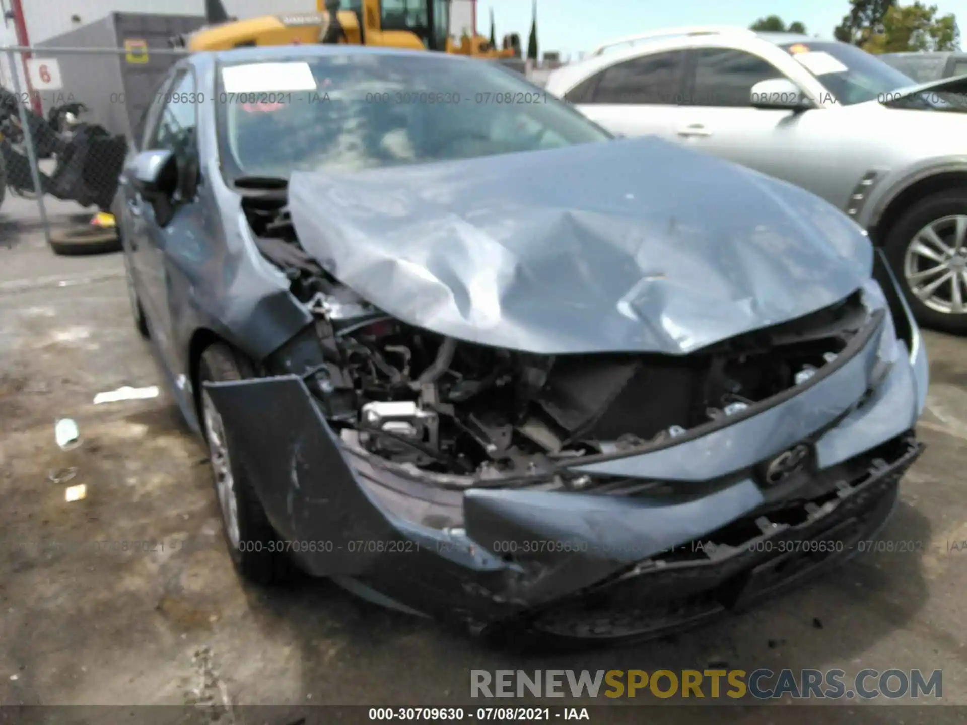 6 Photograph of a damaged car 5YFEPMAE6MP214330 TOYOTA COROLLA 2021