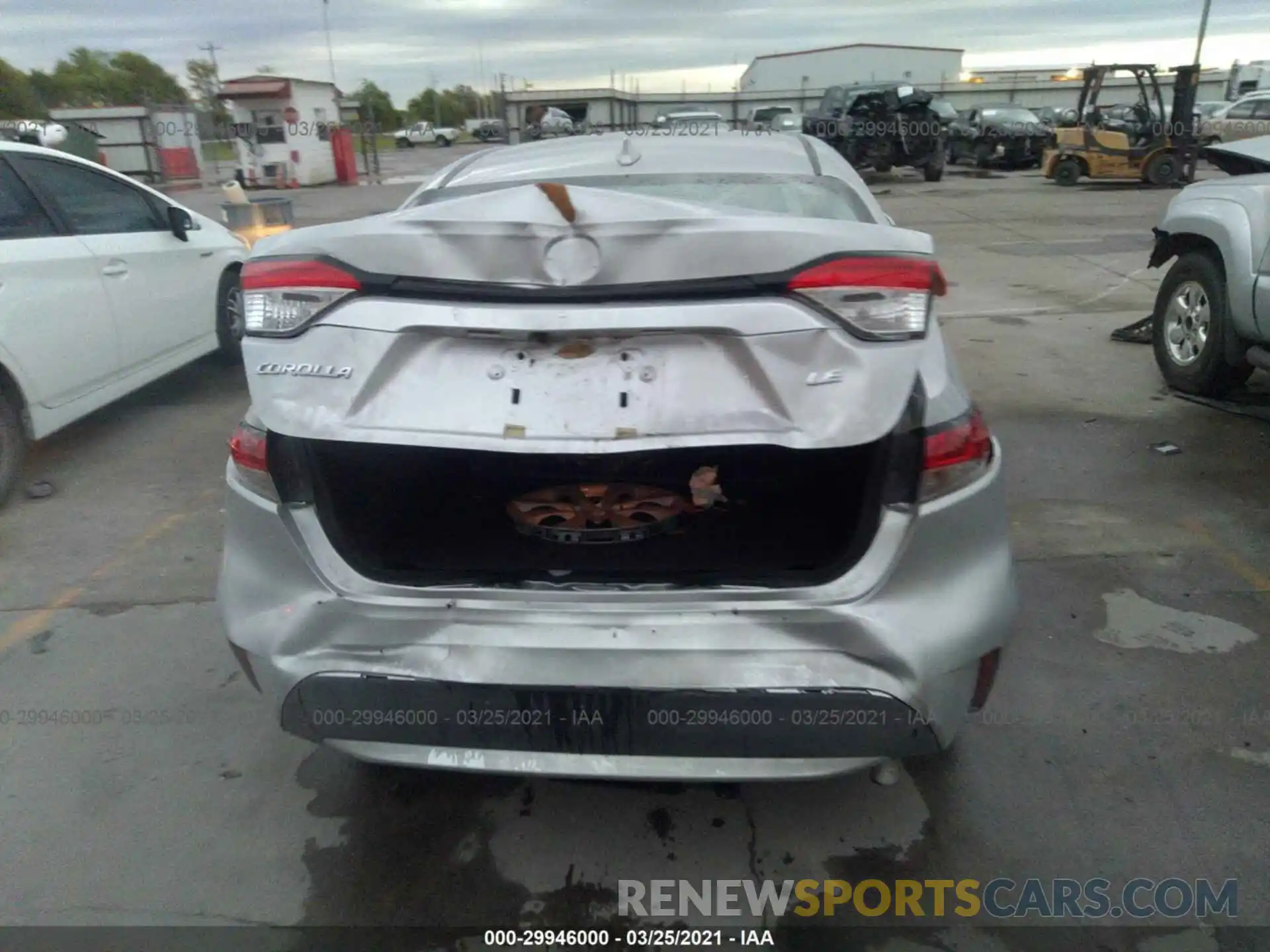 6 Photograph of a damaged car 5YFEPMAE6MP214389 TOYOTA COROLLA 2021
