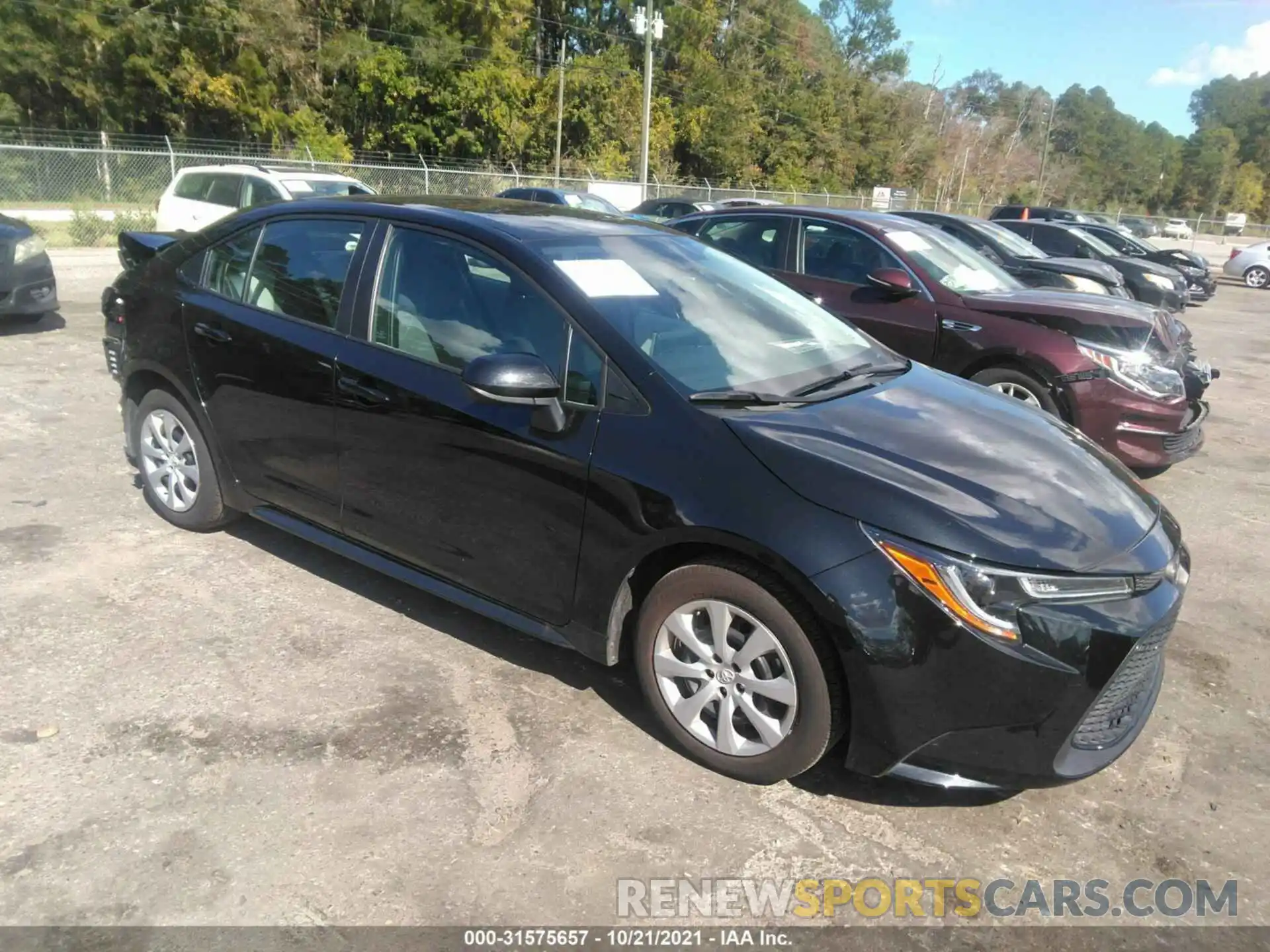 1 Photograph of a damaged car 5YFEPMAE6MP214408 TOYOTA COROLLA 2021