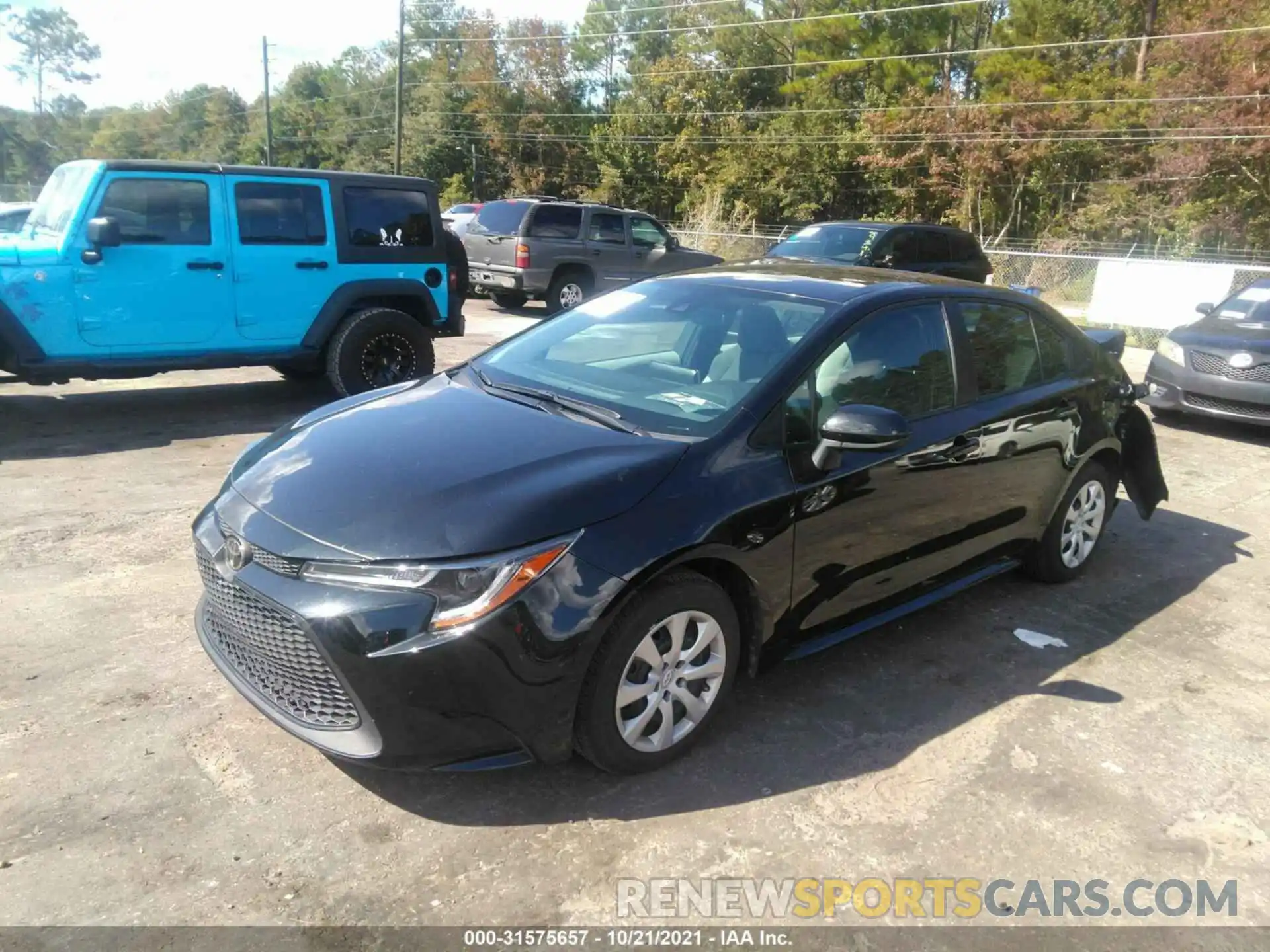 2 Photograph of a damaged car 5YFEPMAE6MP214408 TOYOTA COROLLA 2021