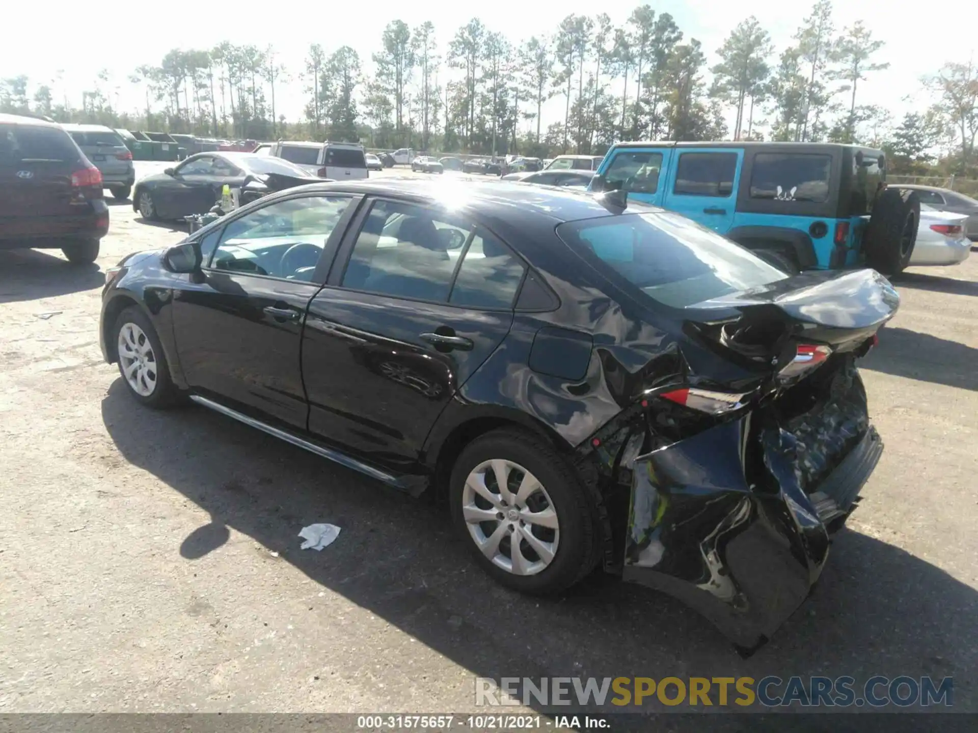 3 Photograph of a damaged car 5YFEPMAE6MP214408 TOYOTA COROLLA 2021