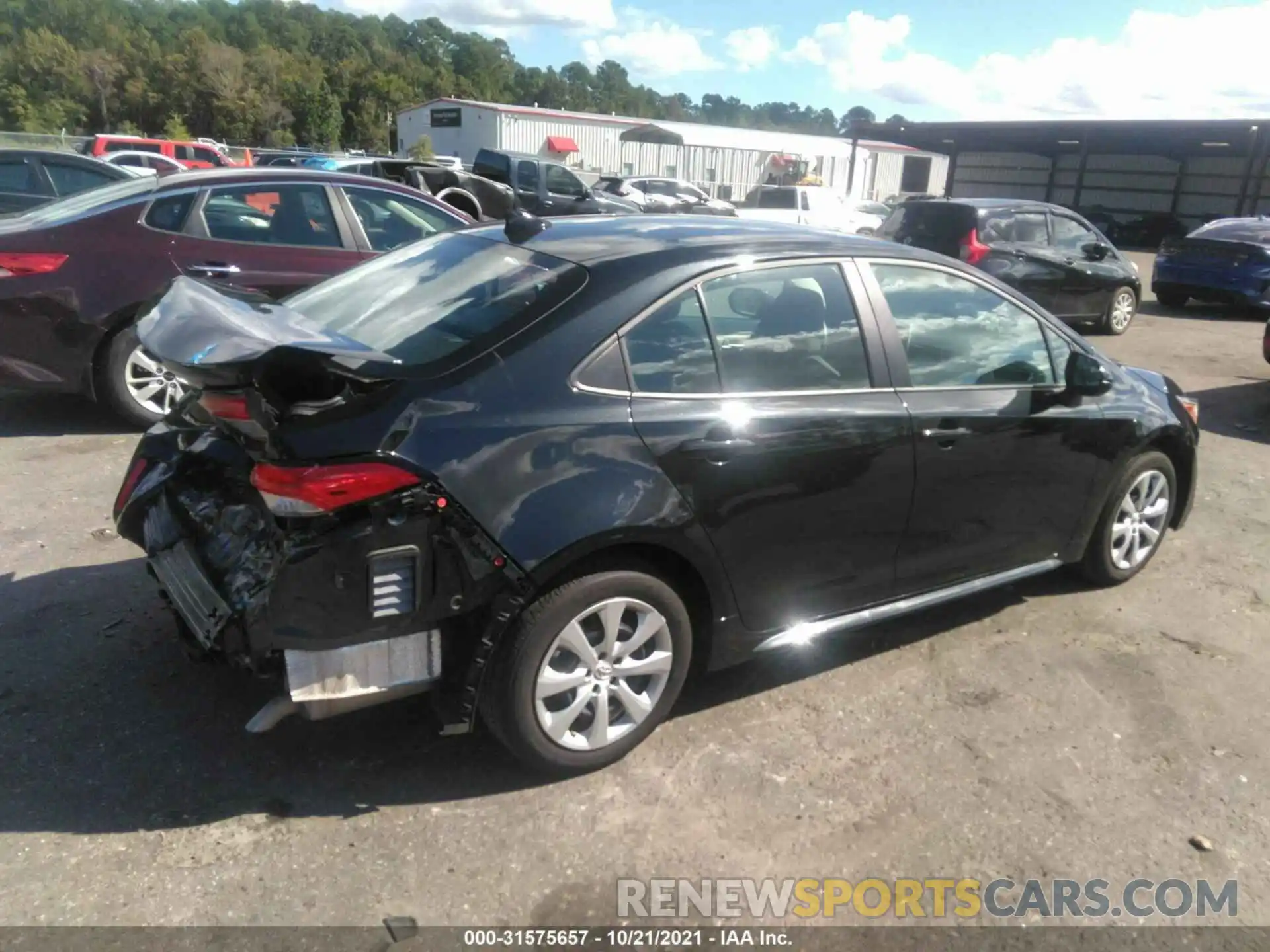 4 Photograph of a damaged car 5YFEPMAE6MP214408 TOYOTA COROLLA 2021