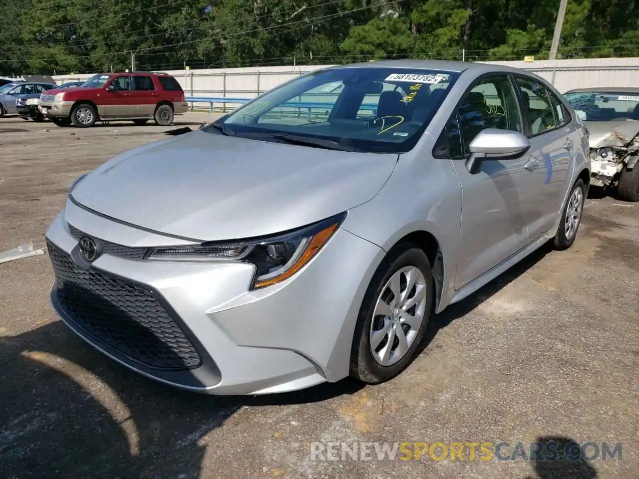 2 Photograph of a damaged car 5YFEPMAE6MP214439 TOYOTA COROLLA 2021