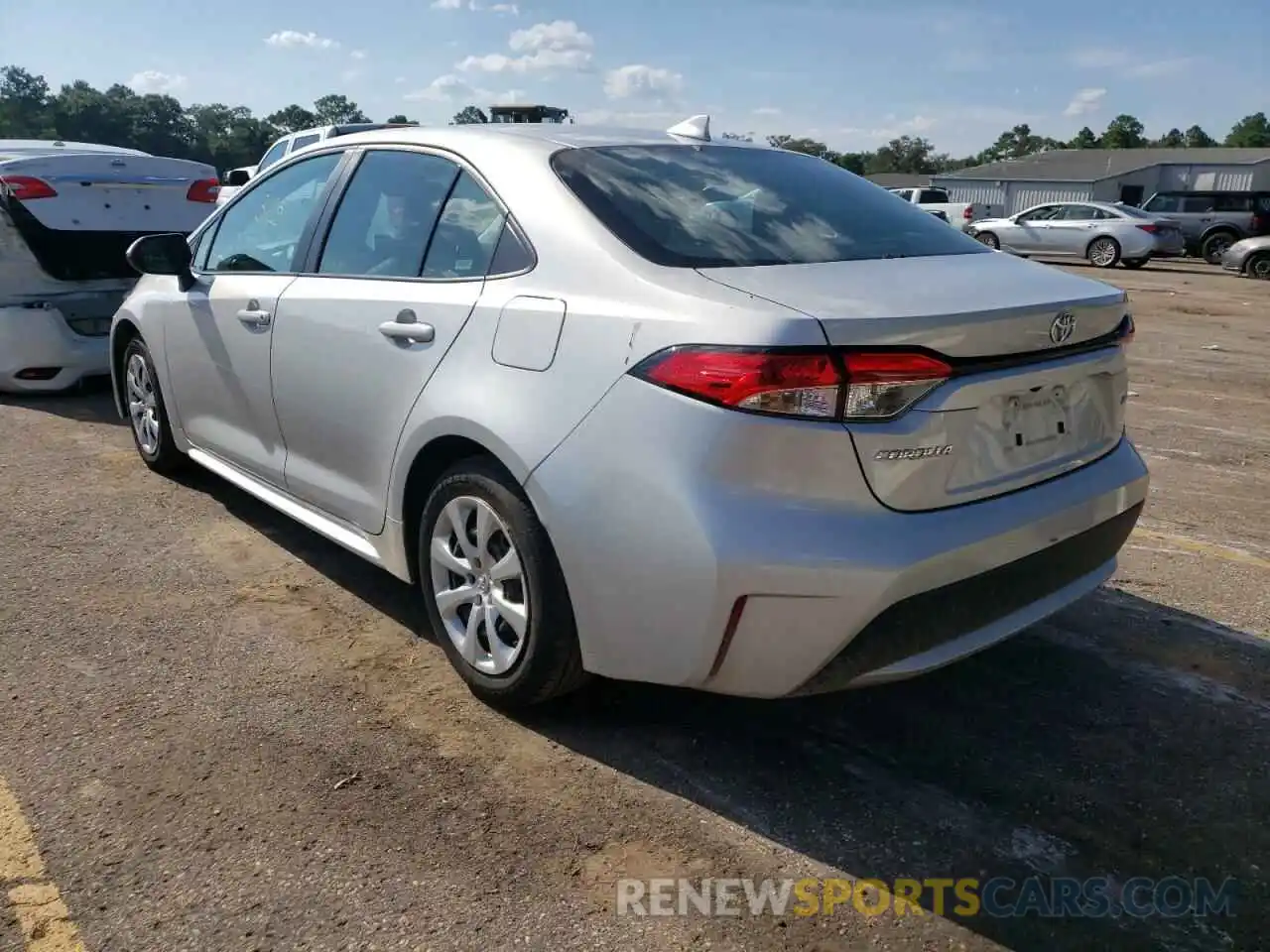 3 Photograph of a damaged car 5YFEPMAE6MP214439 TOYOTA COROLLA 2021