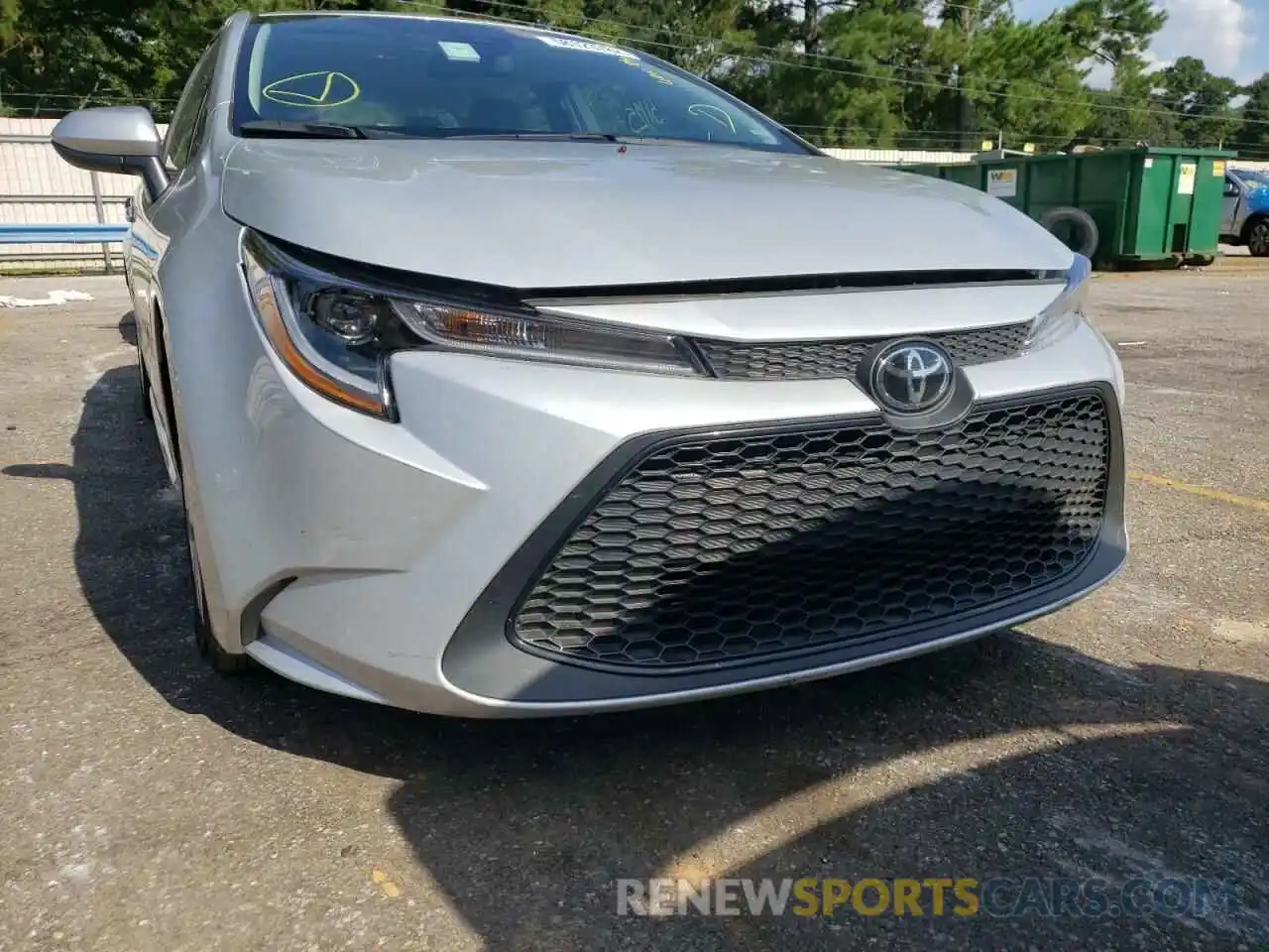 9 Photograph of a damaged car 5YFEPMAE6MP214439 TOYOTA COROLLA 2021