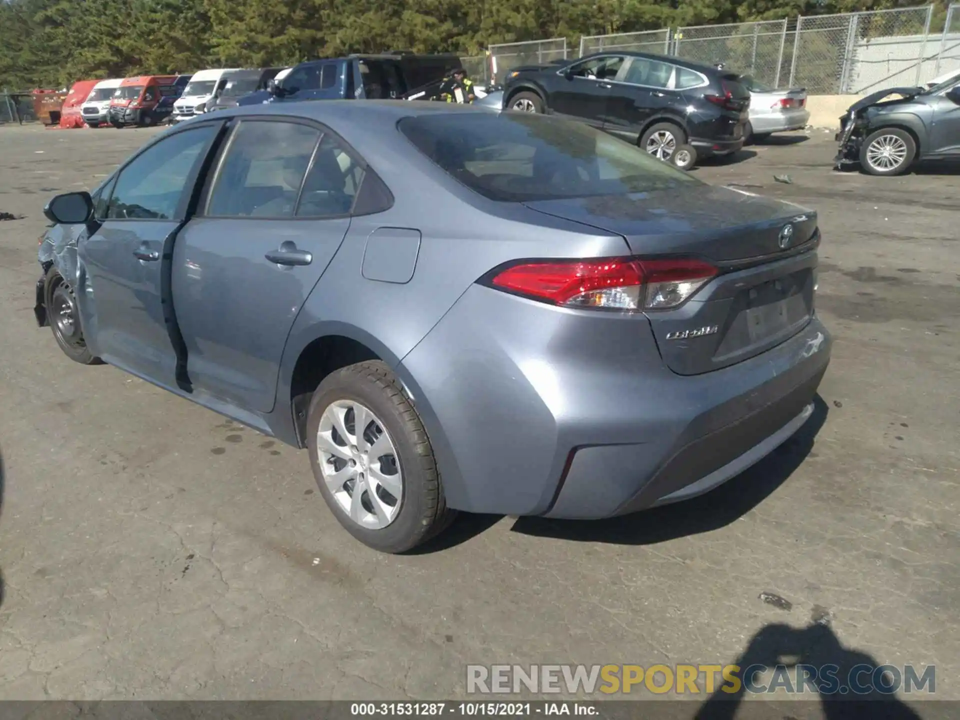 3 Photograph of a damaged car 5YFEPMAE6MP214571 TOYOTA COROLLA 2021