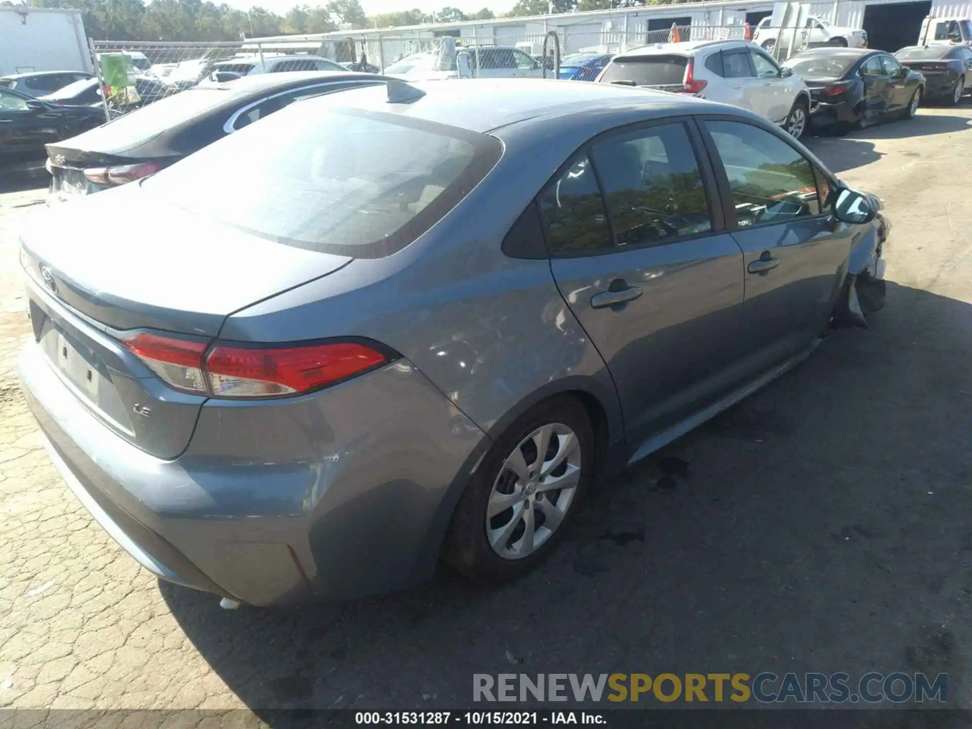 4 Photograph of a damaged car 5YFEPMAE6MP214571 TOYOTA COROLLA 2021