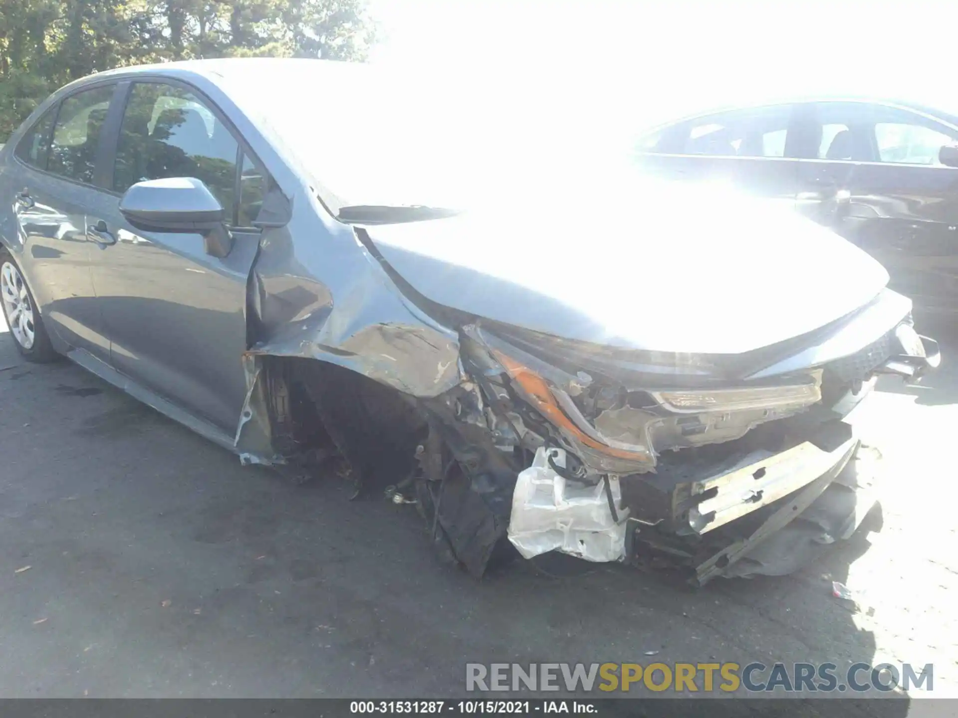 6 Photograph of a damaged car 5YFEPMAE6MP214571 TOYOTA COROLLA 2021