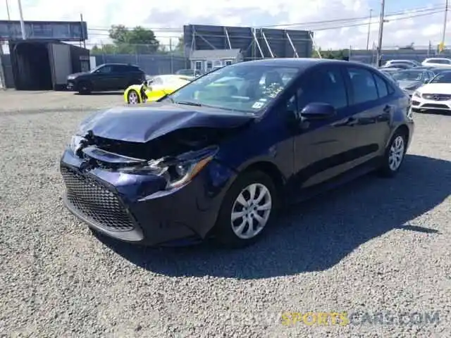 2 Photograph of a damaged car 5YFEPMAE6MP214828 TOYOTA COROLLA 2021