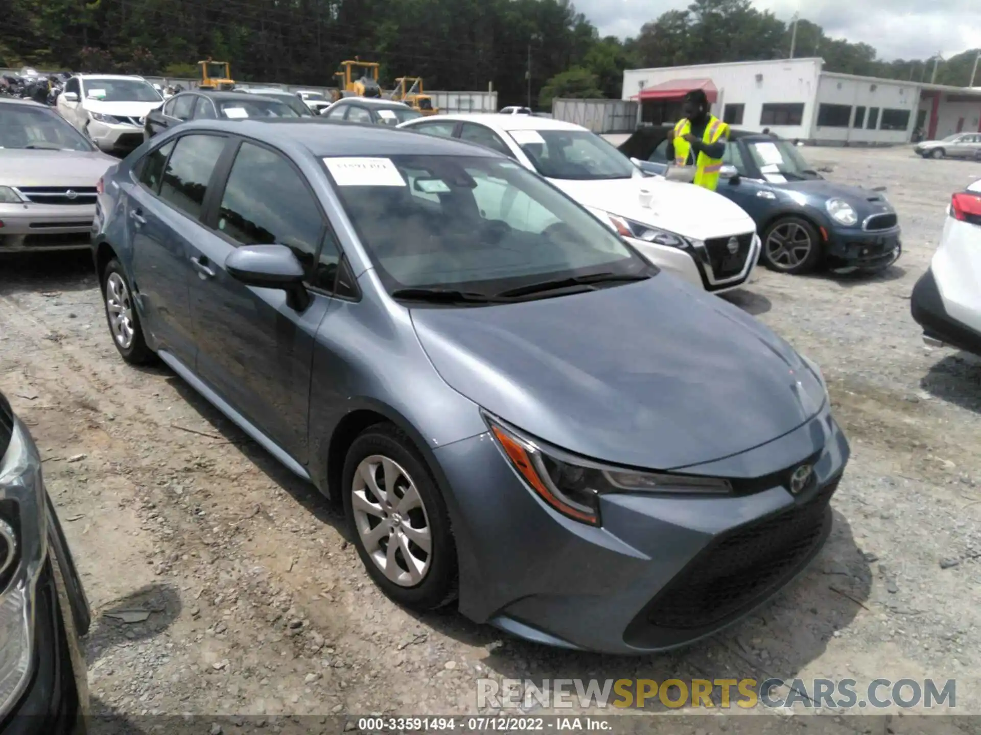 1 Photograph of a damaged car 5YFEPMAE6MP215137 TOYOTA COROLLA 2021