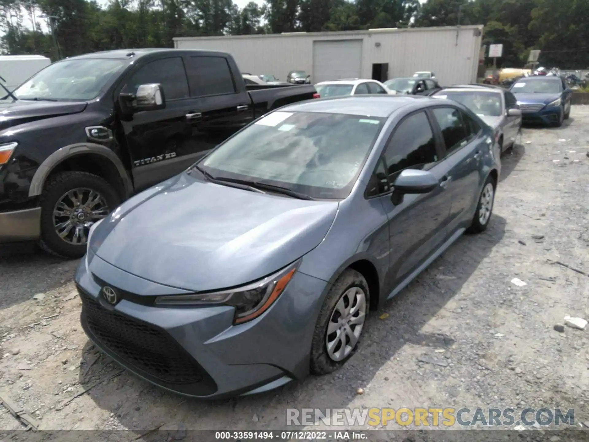 2 Photograph of a damaged car 5YFEPMAE6MP215137 TOYOTA COROLLA 2021