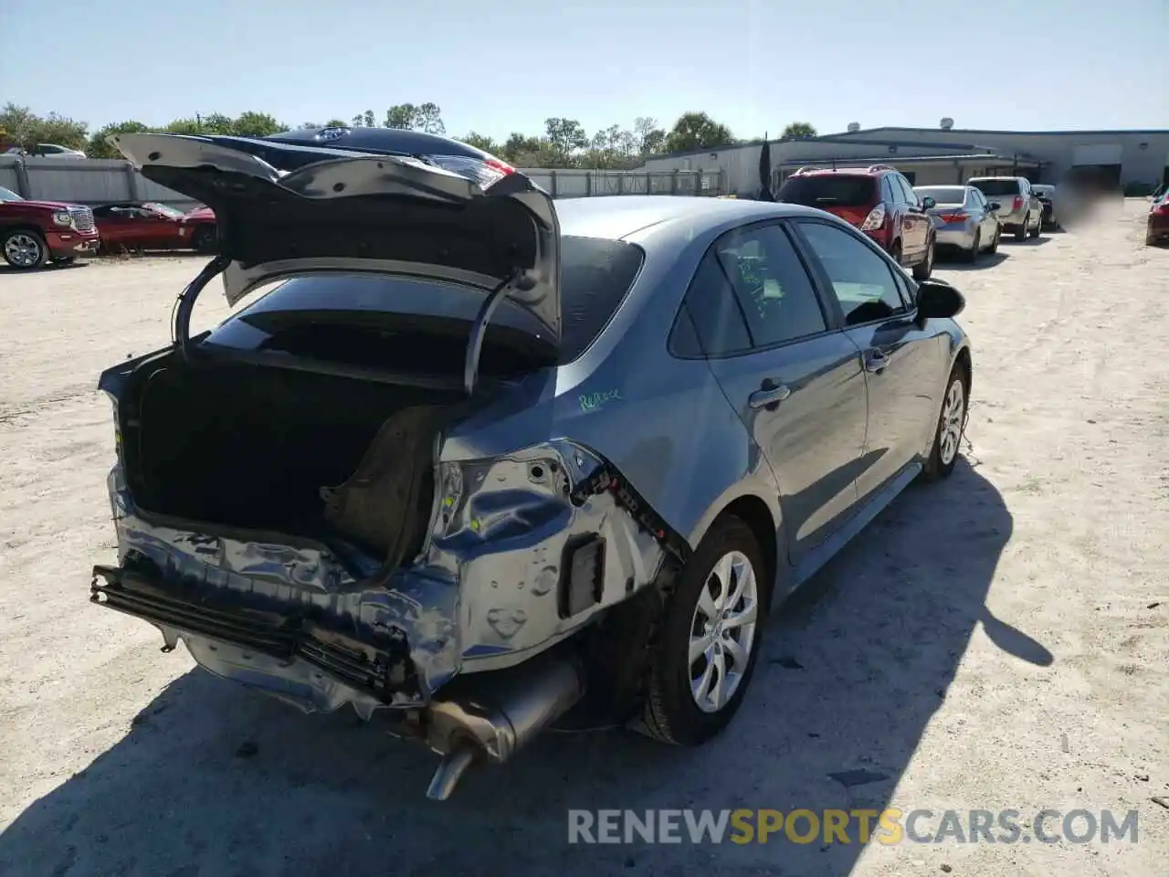 4 Photograph of a damaged car 5YFEPMAE6MP217339 TOYOTA COROLLA 2021