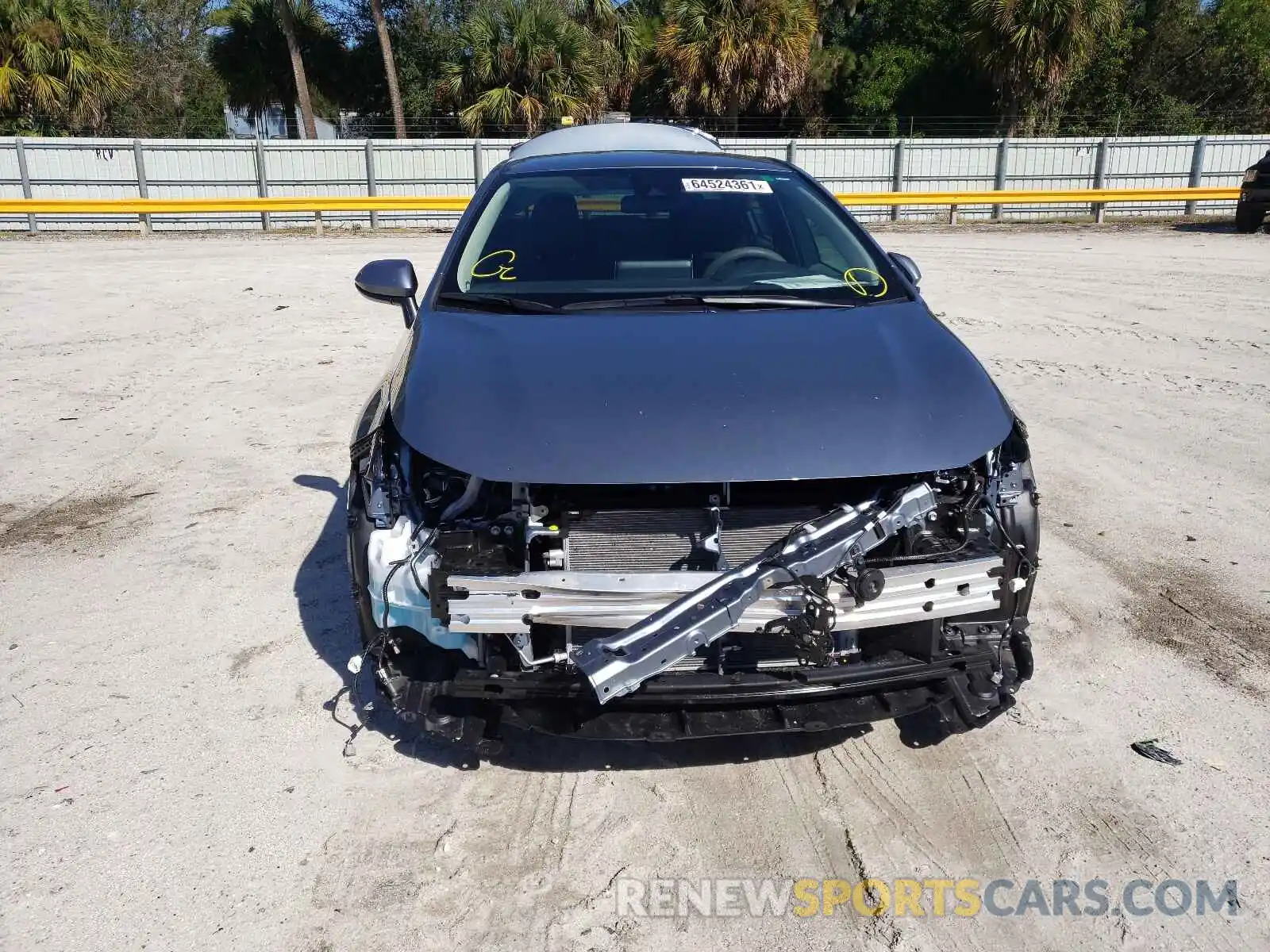 9 Photograph of a damaged car 5YFEPMAE6MP217339 TOYOTA COROLLA 2021