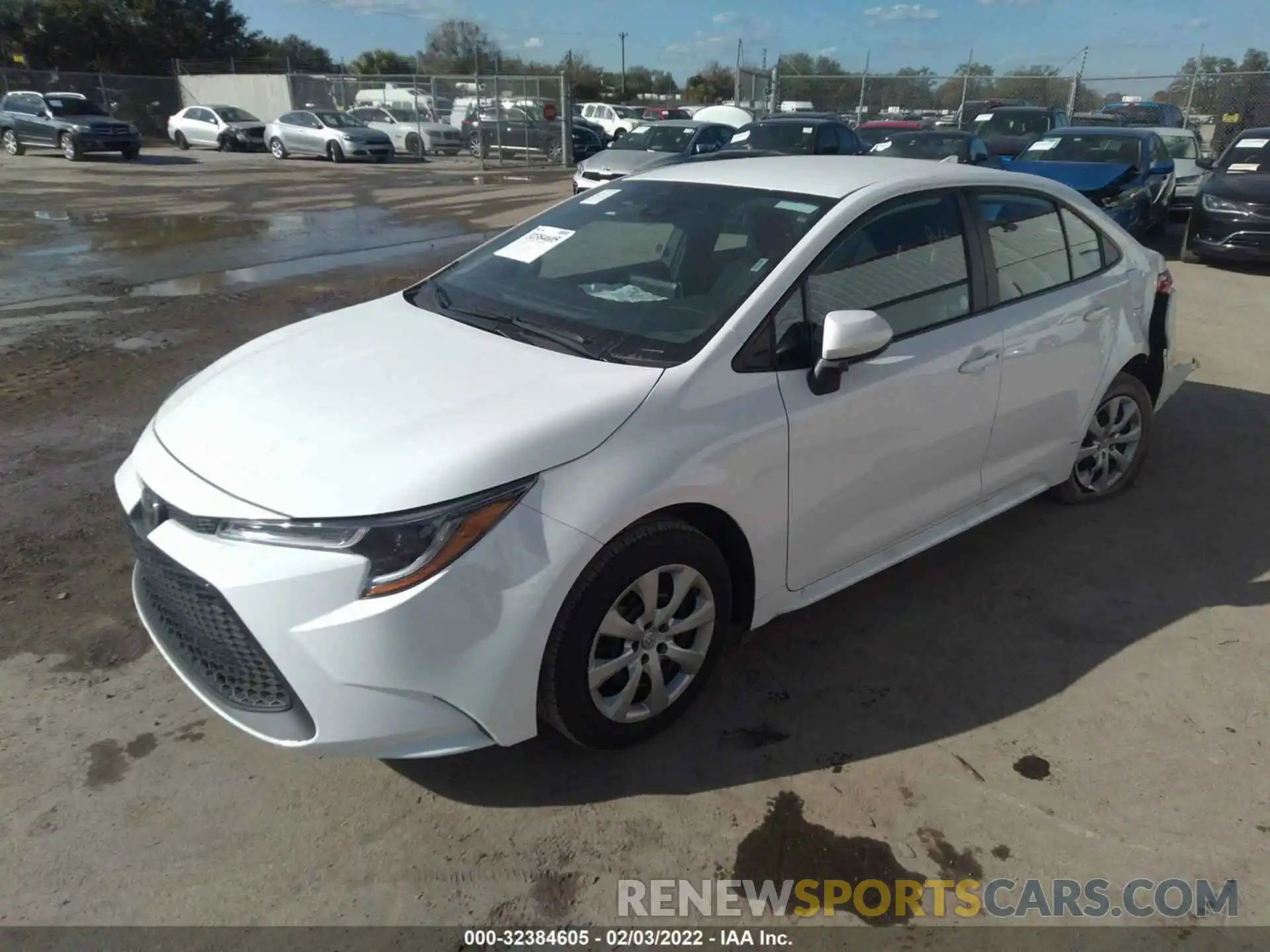 2 Photograph of a damaged car 5YFEPMAE6MP219219 TOYOTA COROLLA 2021