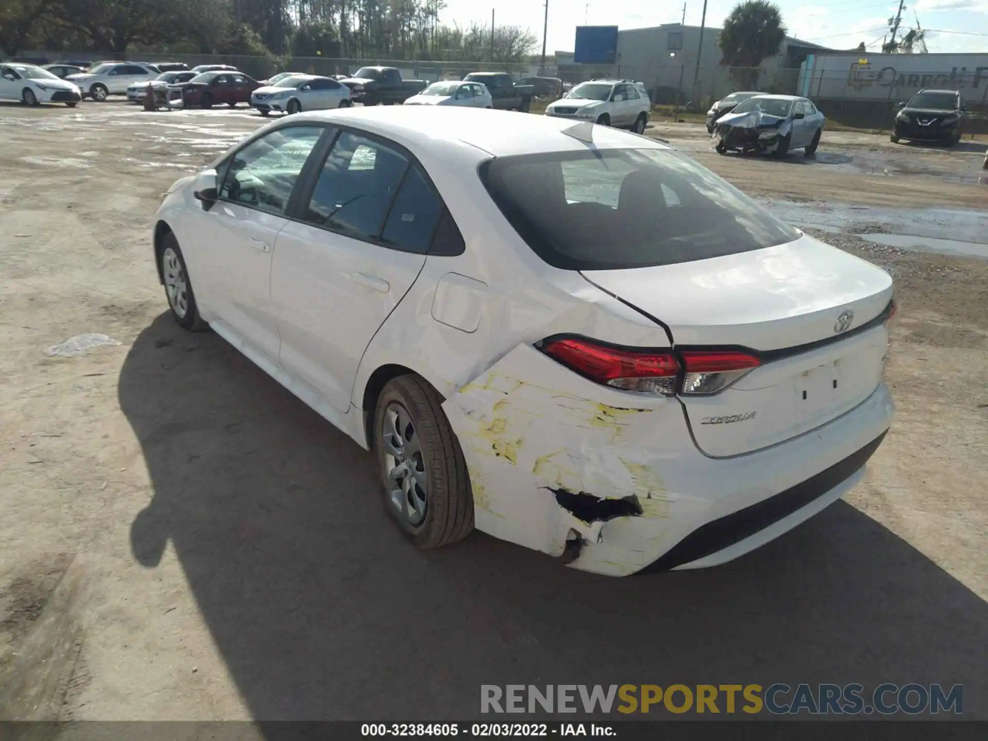 3 Photograph of a damaged car 5YFEPMAE6MP219219 TOYOTA COROLLA 2021