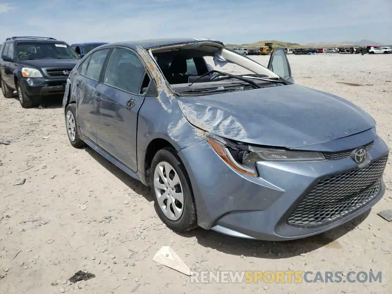 1 Photograph of a damaged car 5YFEPMAE6MP220659 TOYOTA COROLLA 2021