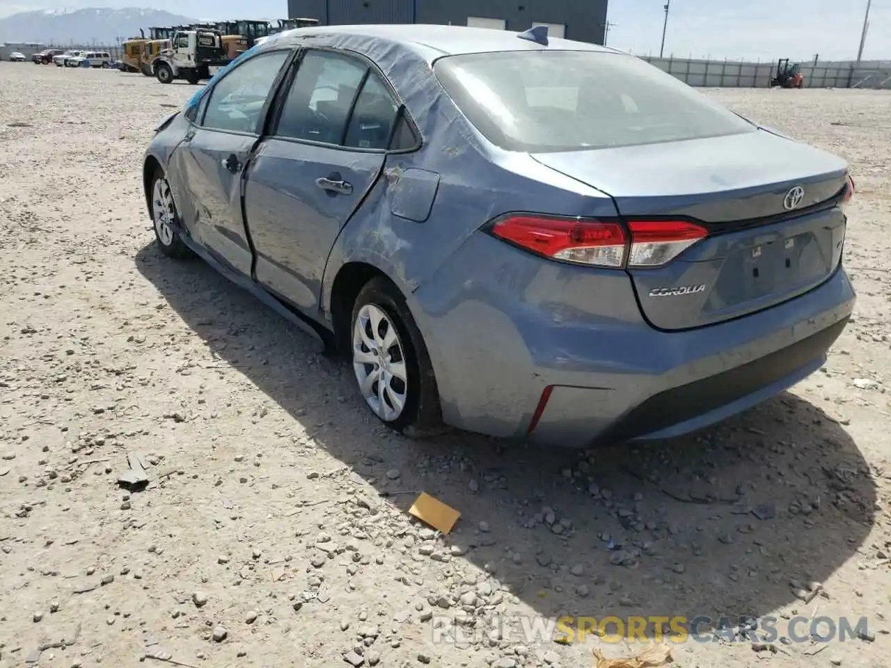 3 Photograph of a damaged car 5YFEPMAE6MP220659 TOYOTA COROLLA 2021