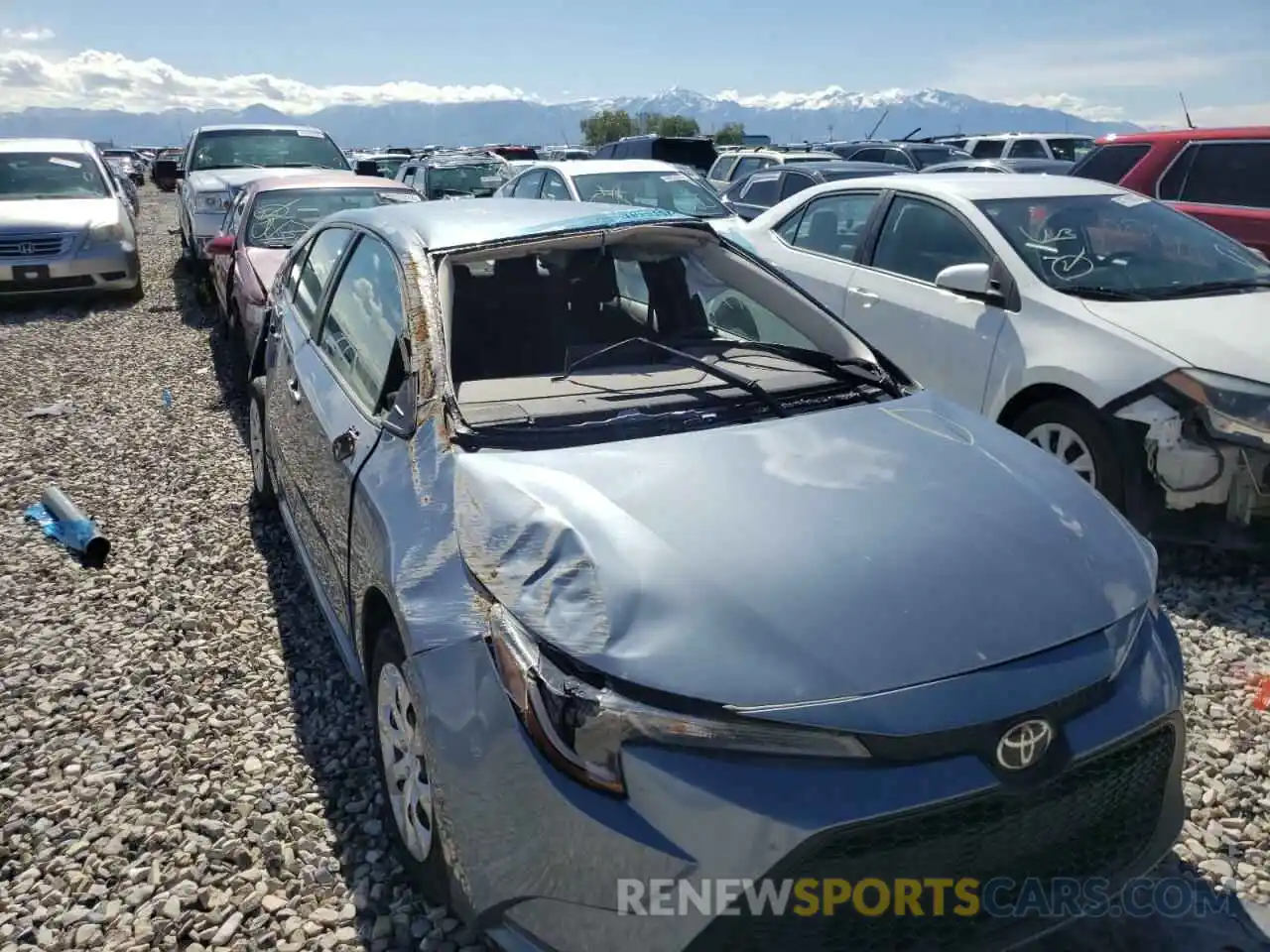 9 Photograph of a damaged car 5YFEPMAE6MP220659 TOYOTA COROLLA 2021