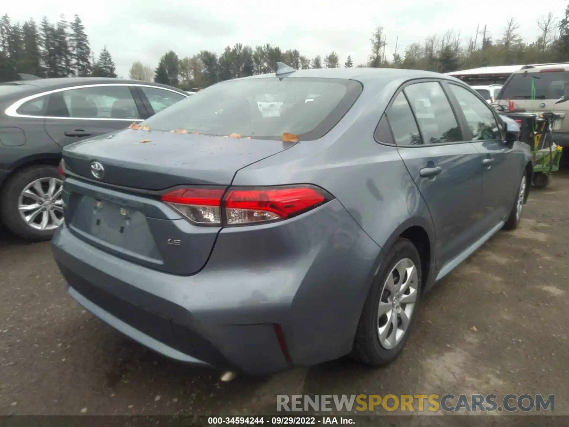 4 Photograph of a damaged car 5YFEPMAE6MP221360 TOYOTA COROLLA 2021