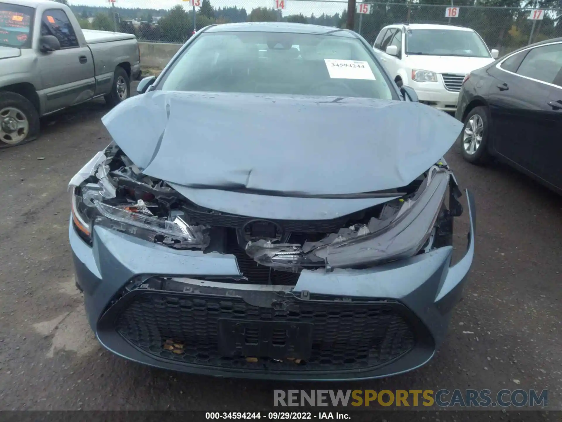 6 Photograph of a damaged car 5YFEPMAE6MP221360 TOYOTA COROLLA 2021