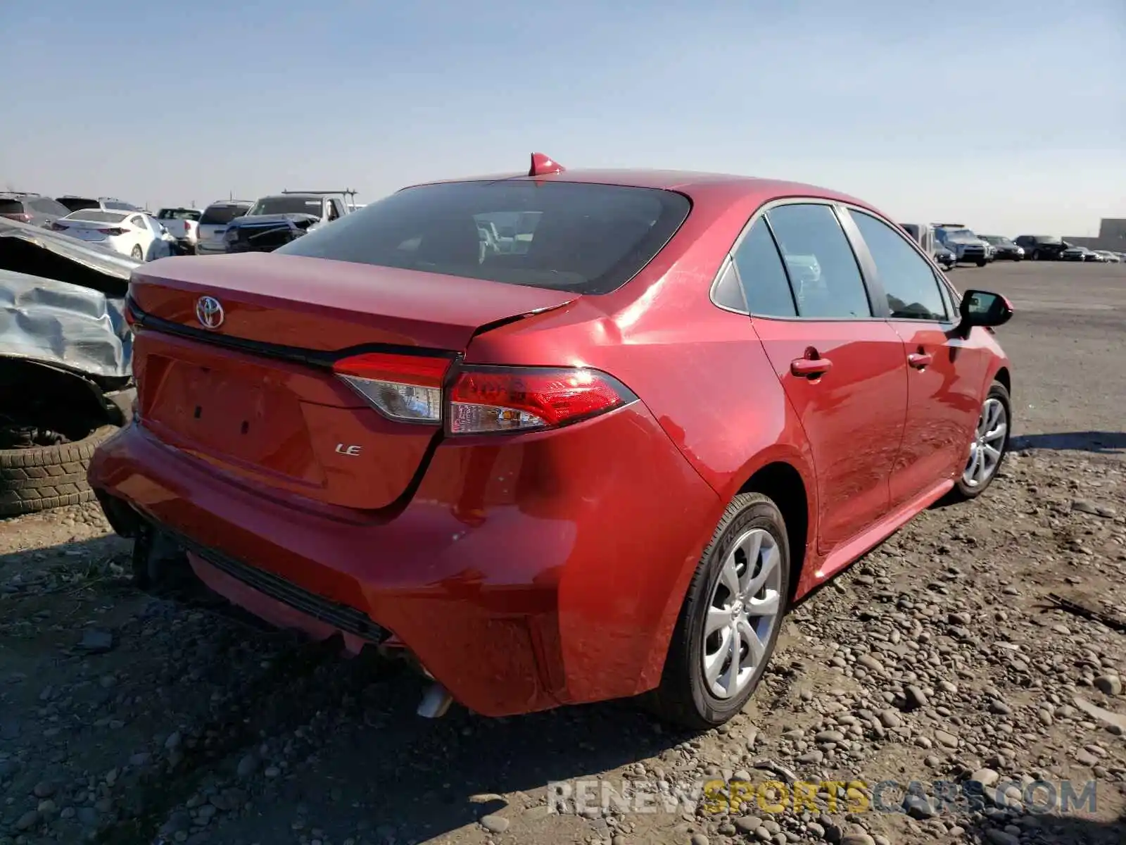 4 Photograph of a damaged car 5YFEPMAE6MP221813 TOYOTA COROLLA 2021