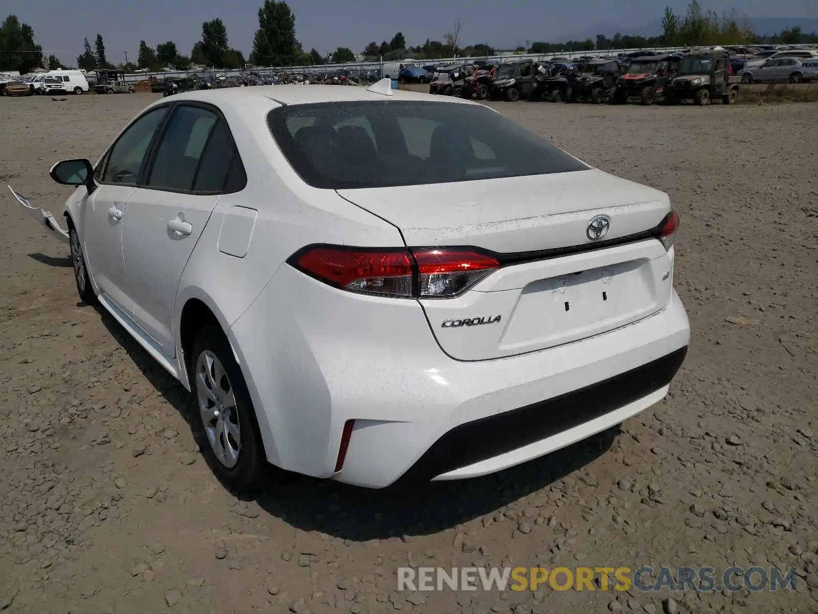 3 Photograph of a damaged car 5YFEPMAE6MP222217 TOYOTA COROLLA 2021