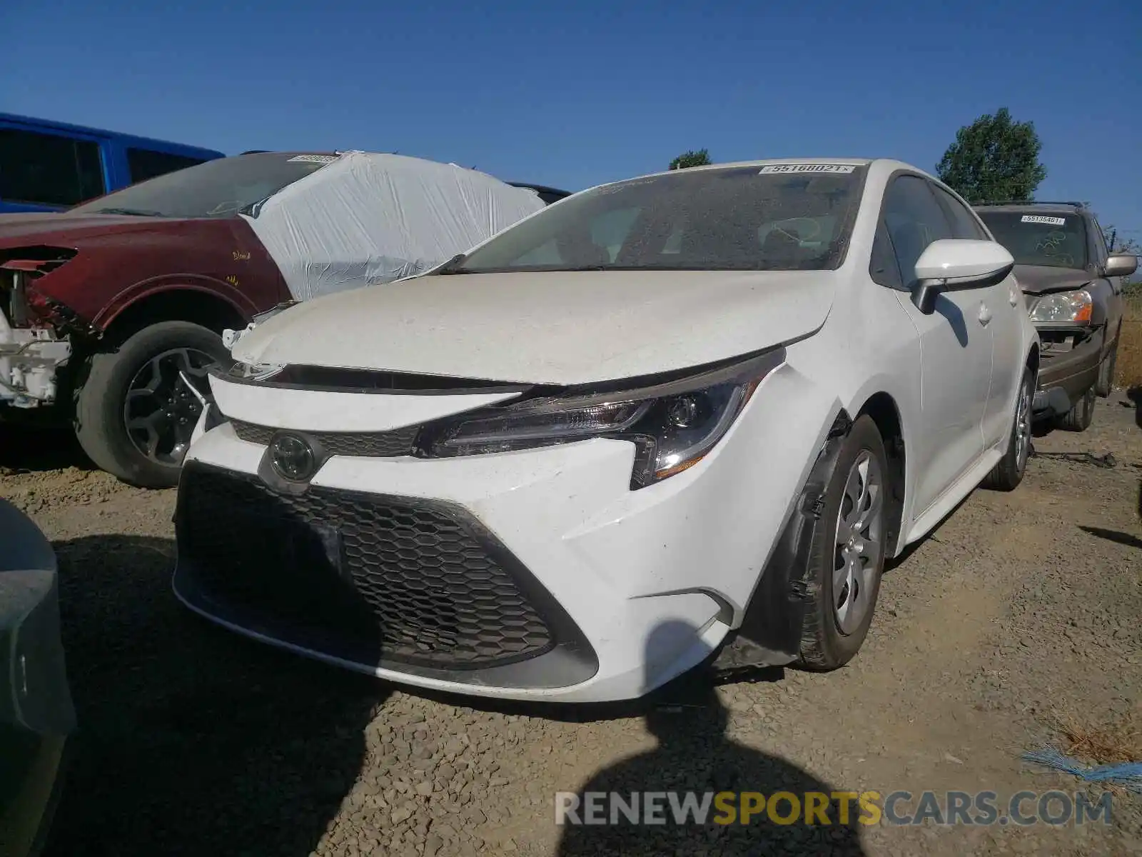 9 Photograph of a damaged car 5YFEPMAE6MP222217 TOYOTA COROLLA 2021