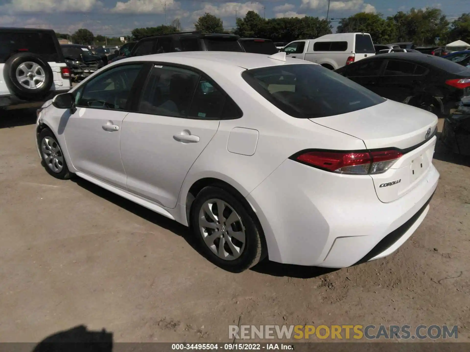 3 Photograph of a damaged car 5YFEPMAE6MP222377 TOYOTA COROLLA 2021