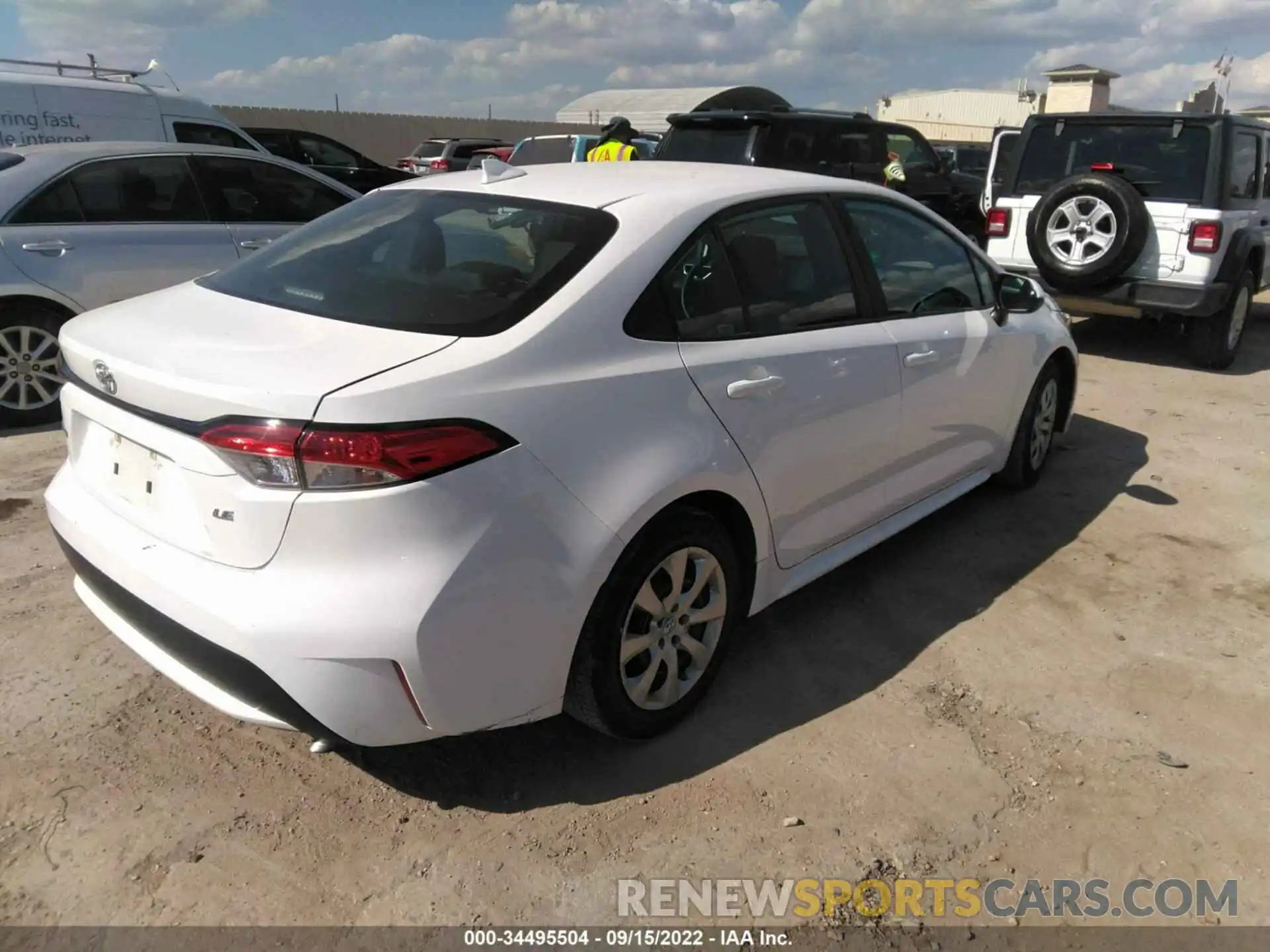 4 Photograph of a damaged car 5YFEPMAE6MP222377 TOYOTA COROLLA 2021