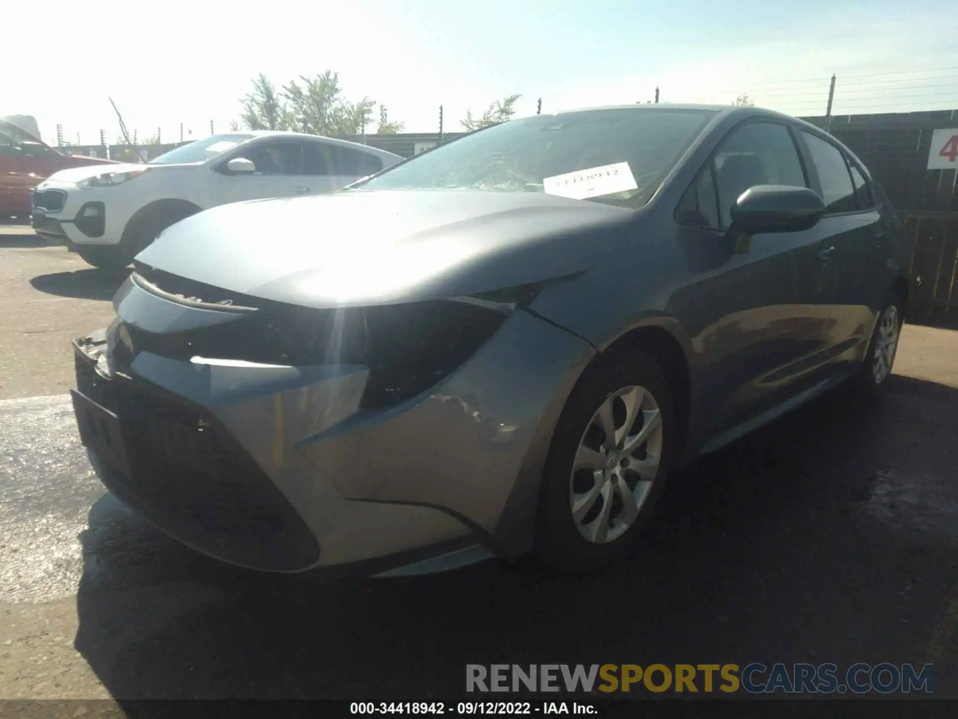 2 Photograph of a damaged car 5YFEPMAE6MP223366 TOYOTA COROLLA 2021