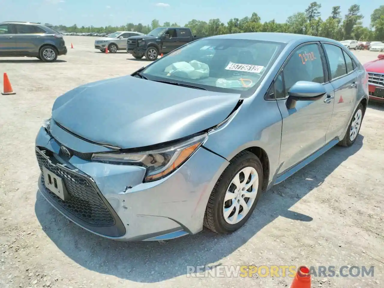 2 Photograph of a damaged car 5YFEPMAE6MP223965 TOYOTA COROLLA 2021