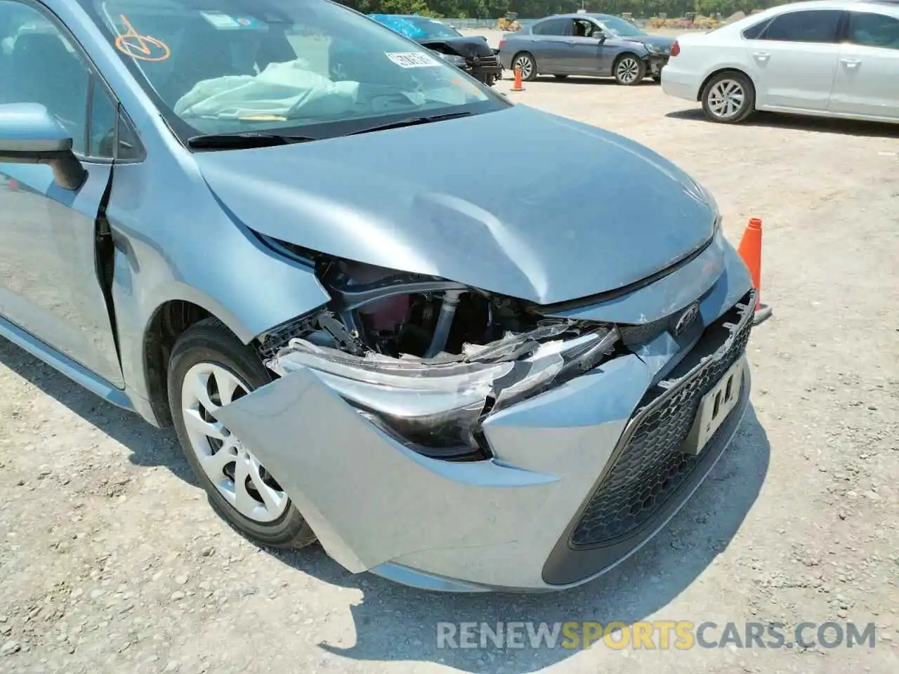 9 Photograph of a damaged car 5YFEPMAE6MP223965 TOYOTA COROLLA 2021